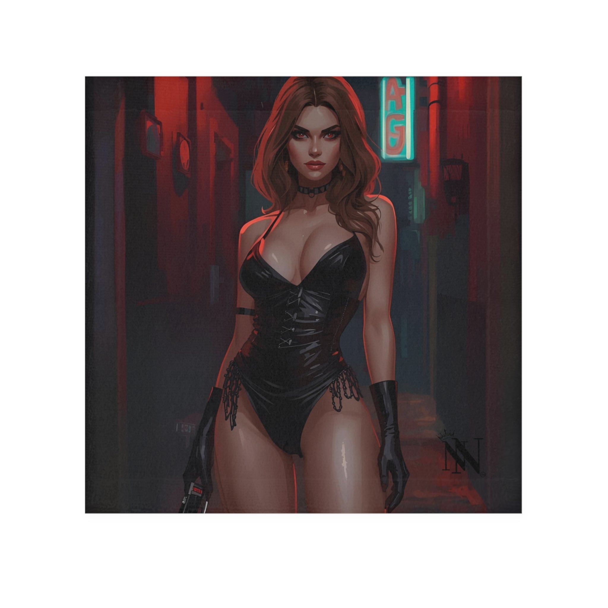 Sexy Domme Graphic | Mix & Match Lilsâ Fun-Flirty Loversâ Towels