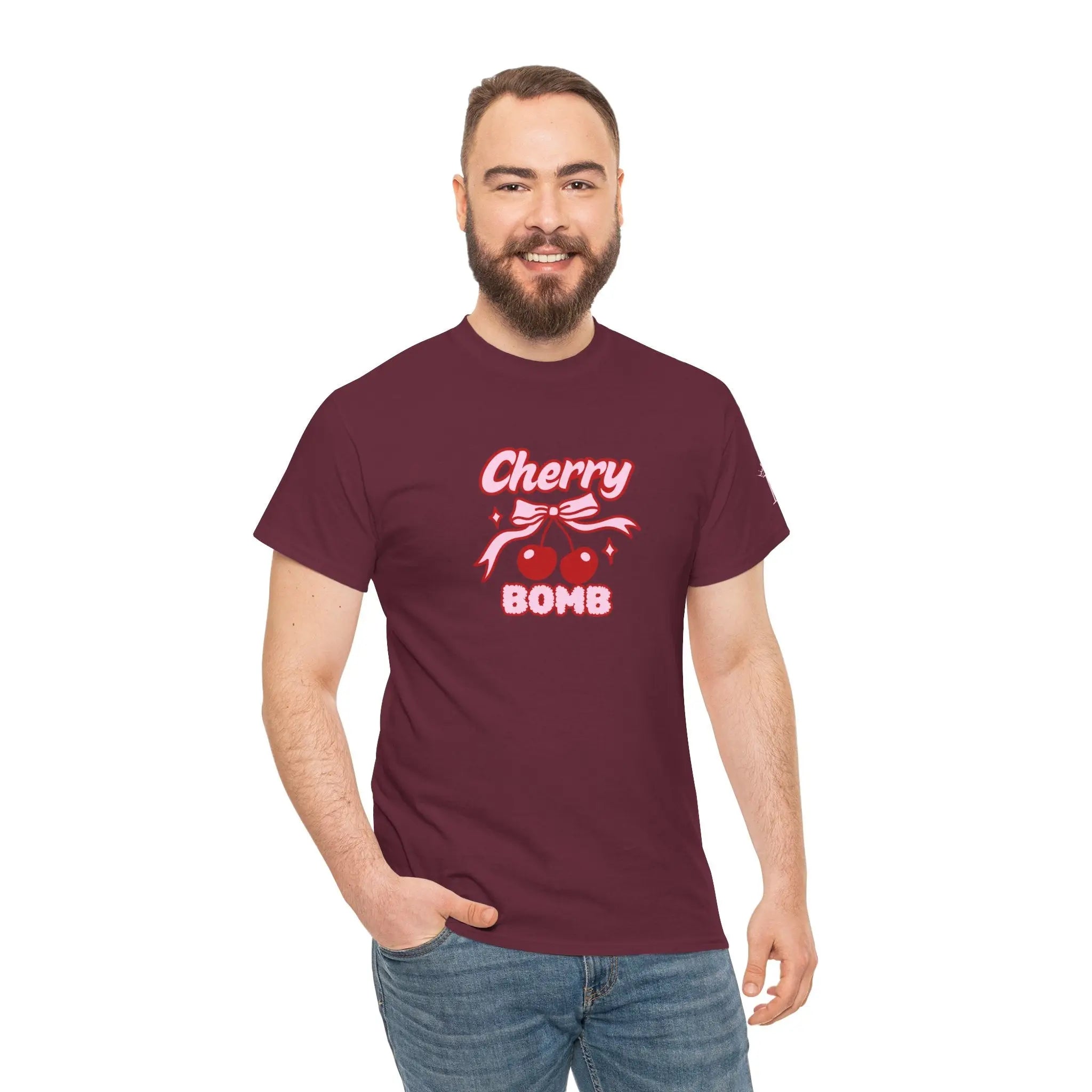Cherry Bomb | Mix & Match Cotton Unisex Fun-Flirty Lovers’ T-Shirts