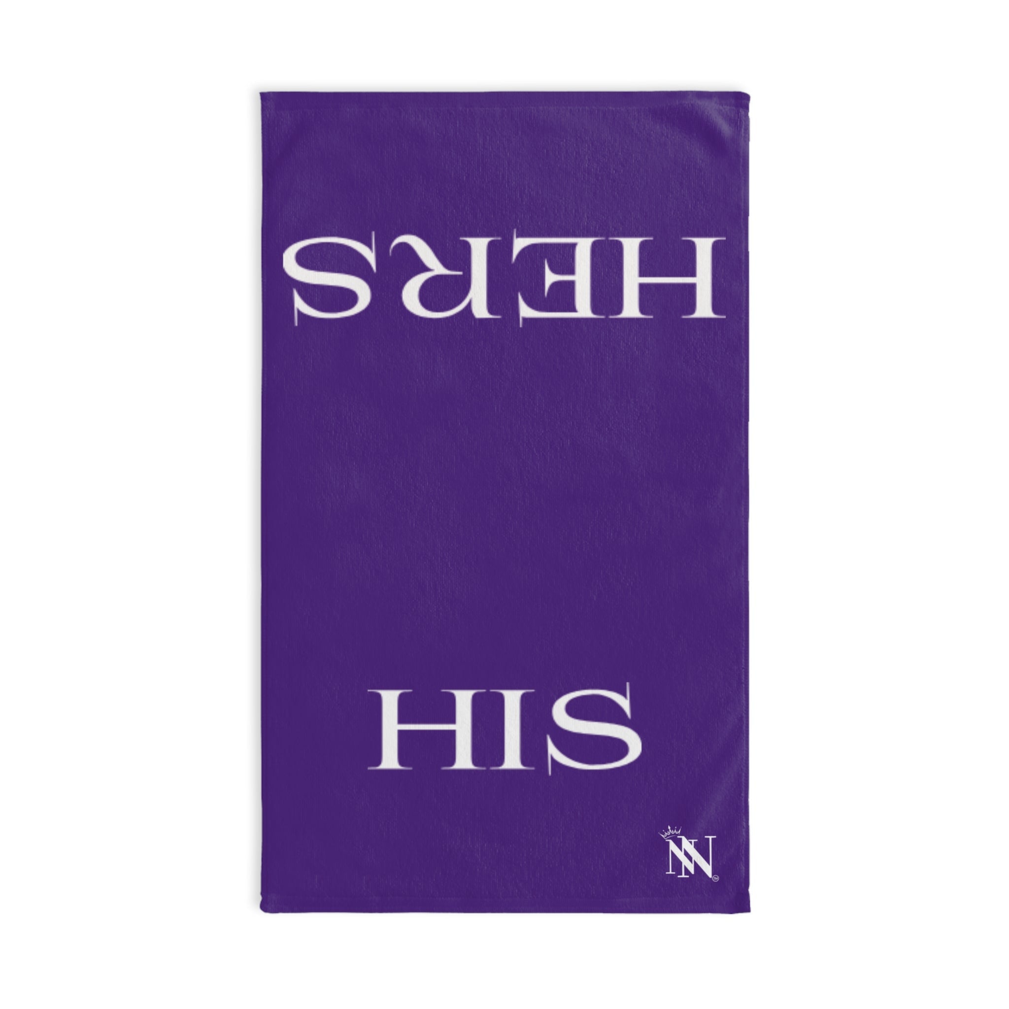 His Hers Shareable Purple | Mix & Match Classic Fun-Flirty Lovers’ Towels
