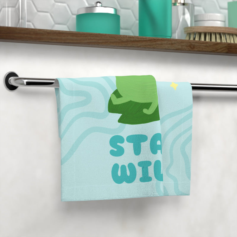 Stay Wild Cute Frog | Mix & Match Lils’ Fun-Flirty Lovers’ Towels