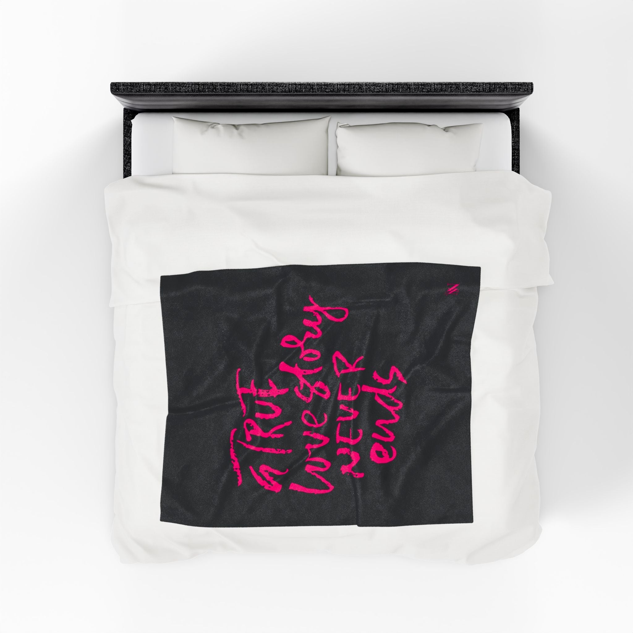 A True Love Story Never Ends | Mix & Match Velveteen Fun-Flirty Lovers’ Blankets