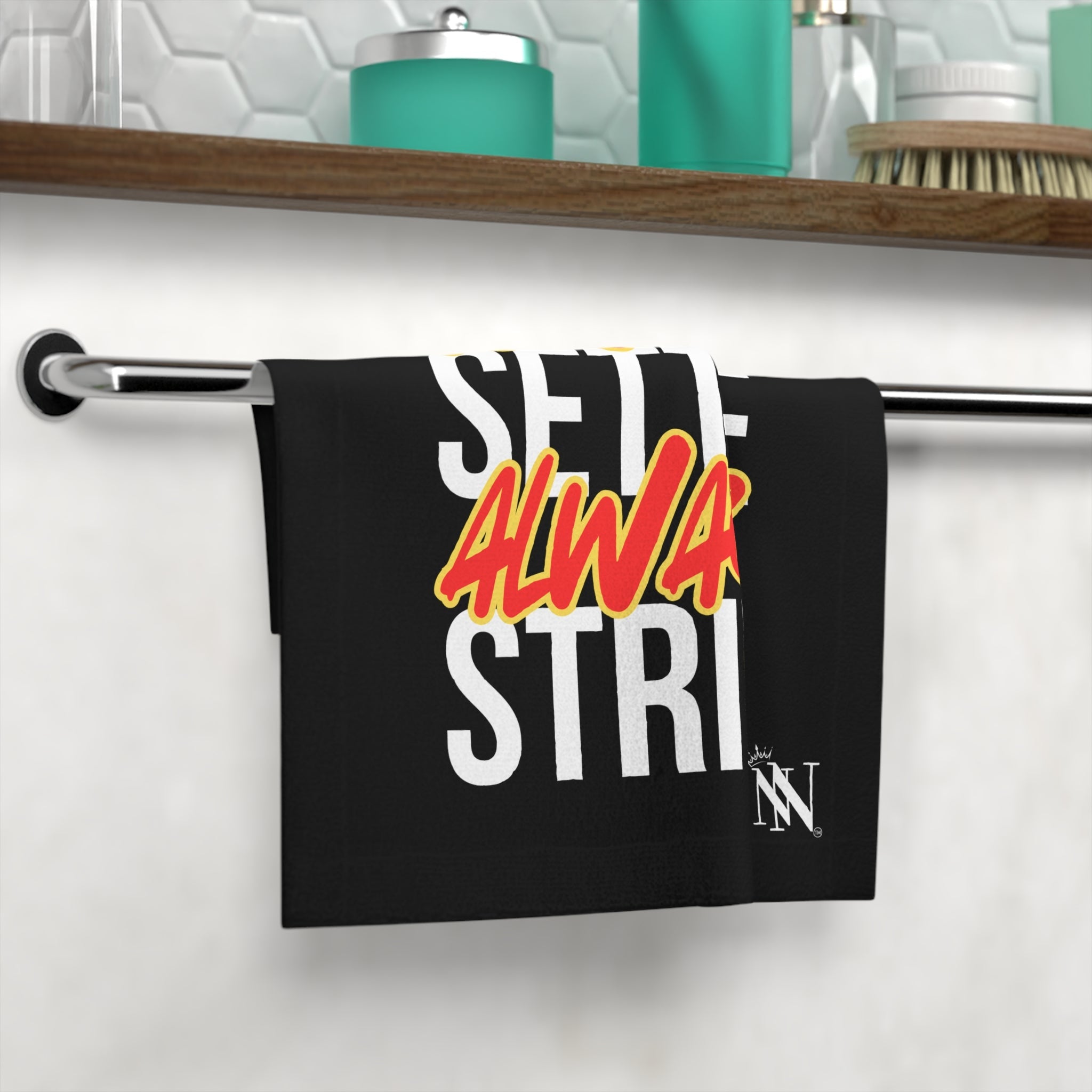 Never Settle Always Strive | Mix & Match Lils’ Fun-Flirty Lovers’ Towels