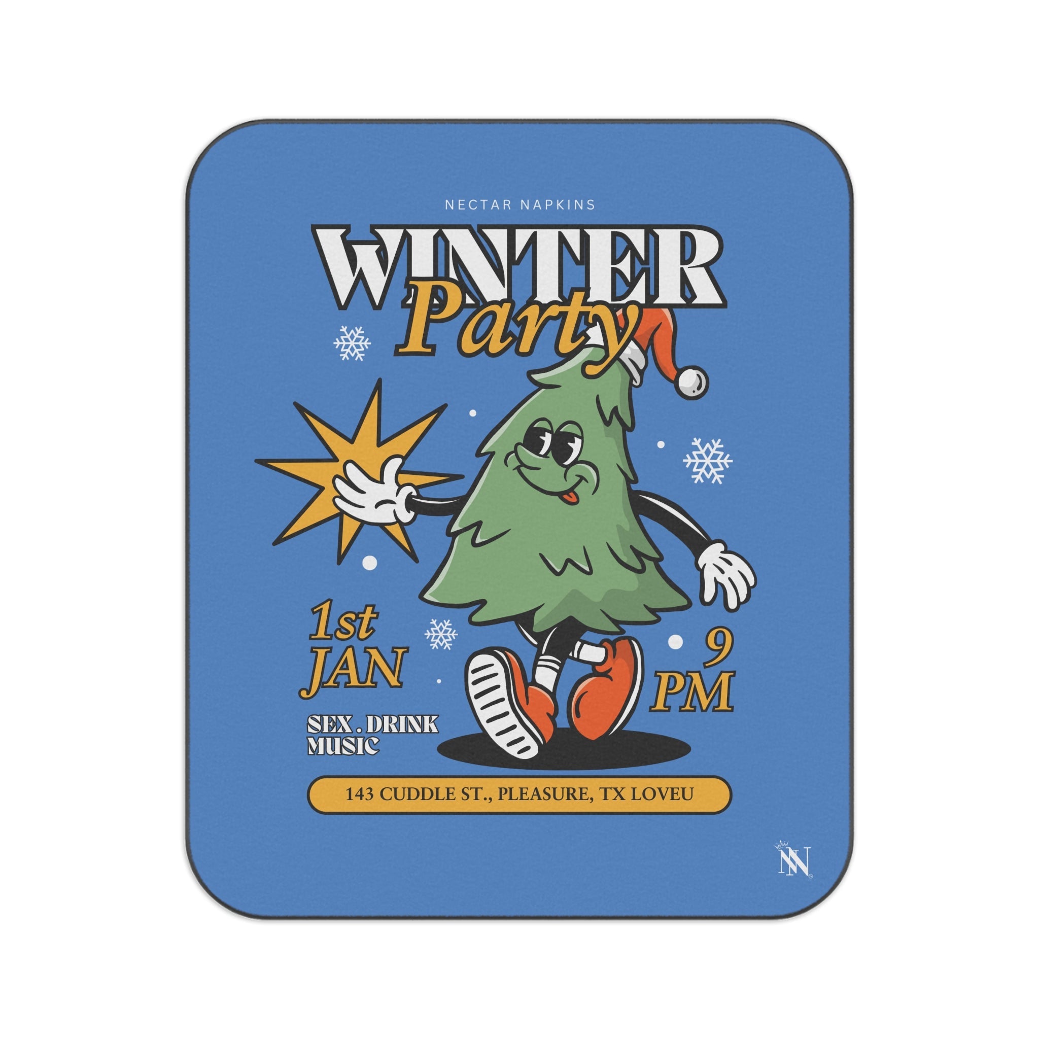 Winter Party | Mix Match Fun-Flirty Lovers’ Water-Resistant Blankets