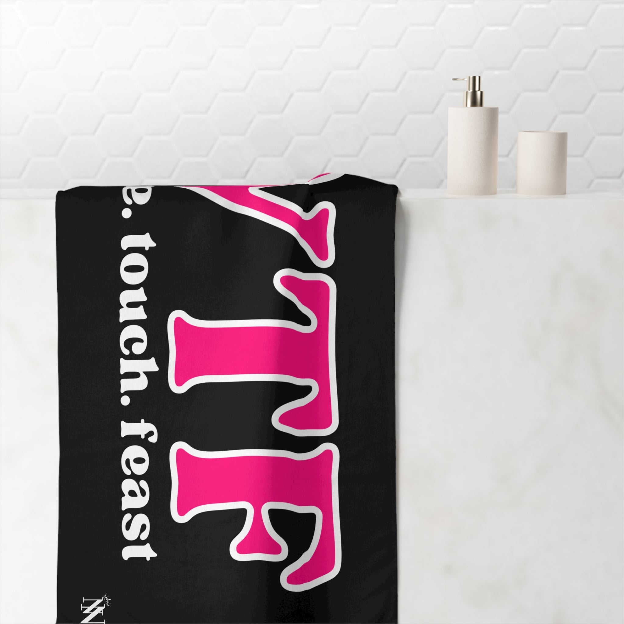 WTF Whine Touch Feast | Mix & Match XL Fun-Flirty Lovers’ Towels