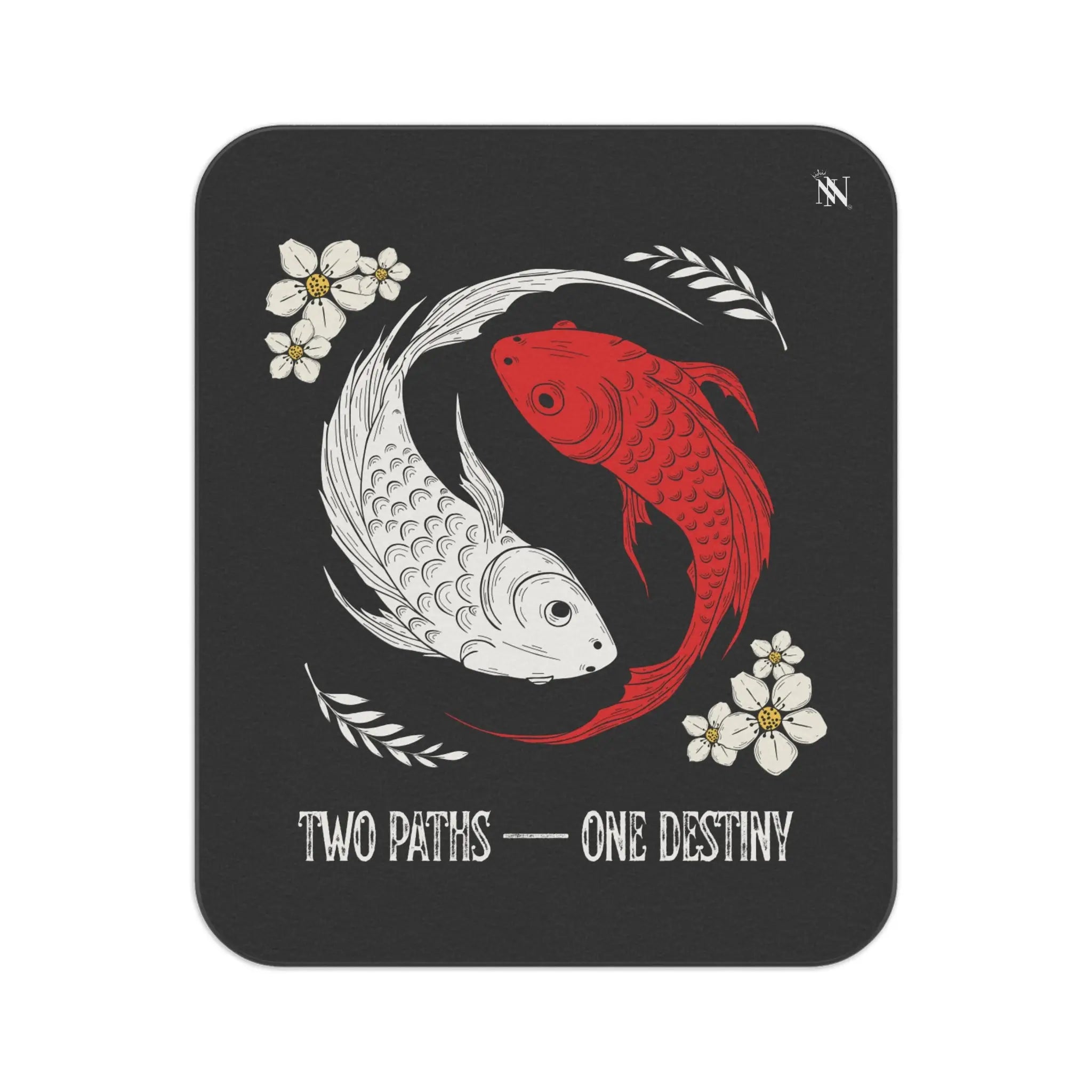 Two Paths One Destiny Koi Fish Ying Yang Sex Blanket
