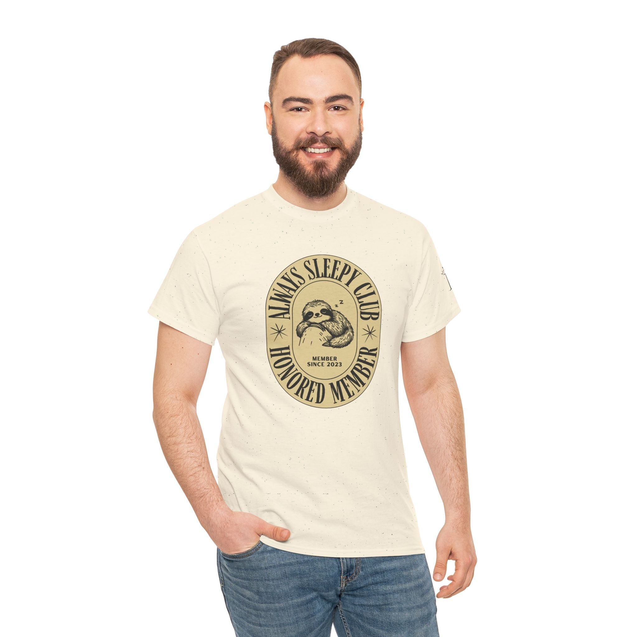 Always Sleepy Club Sloth | Mix & Match Cotton Unisex Fun-Flirty Lovers’ T-Shirts