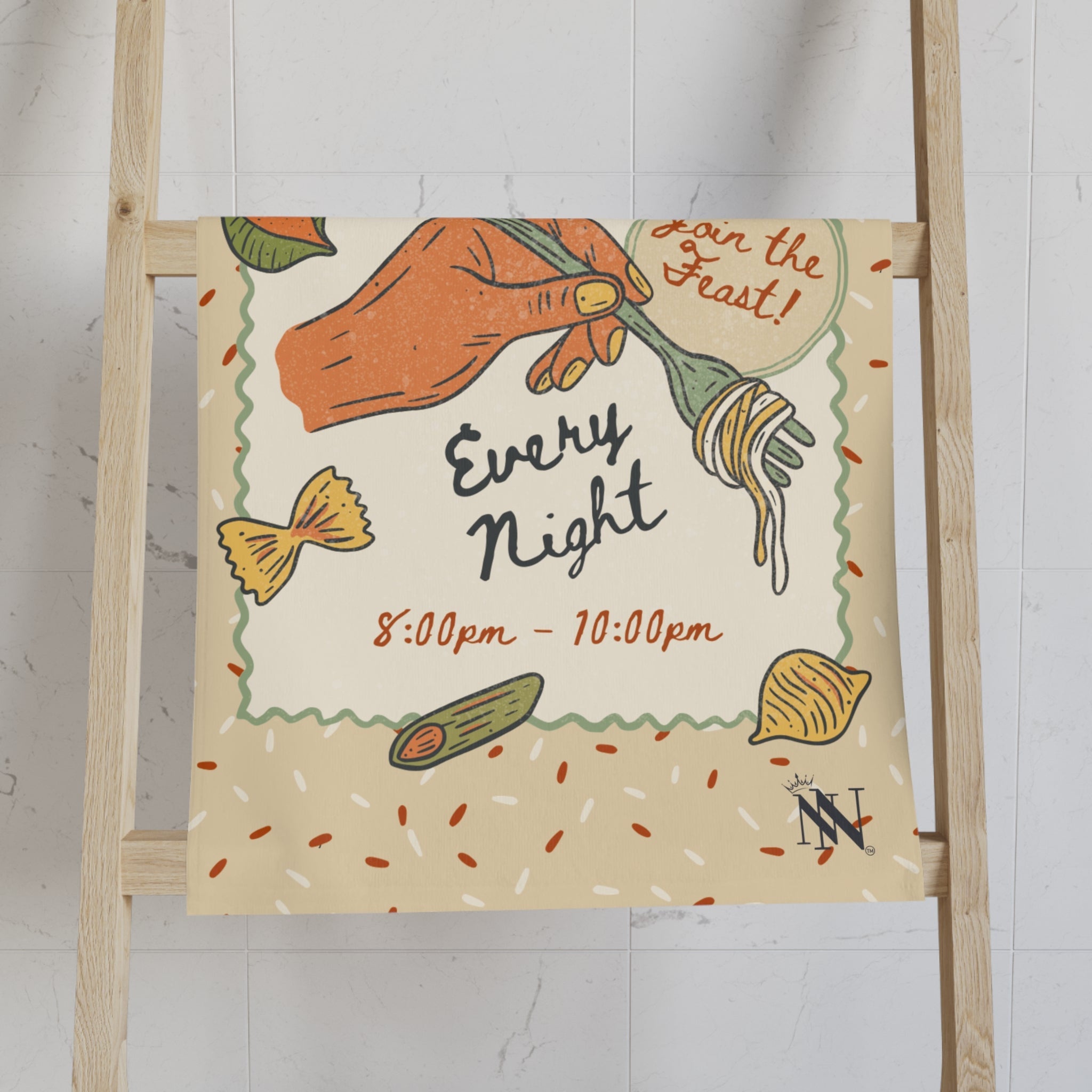 Noods Night | Mix & Match Original Fun-Flirty Lovers’ Towels