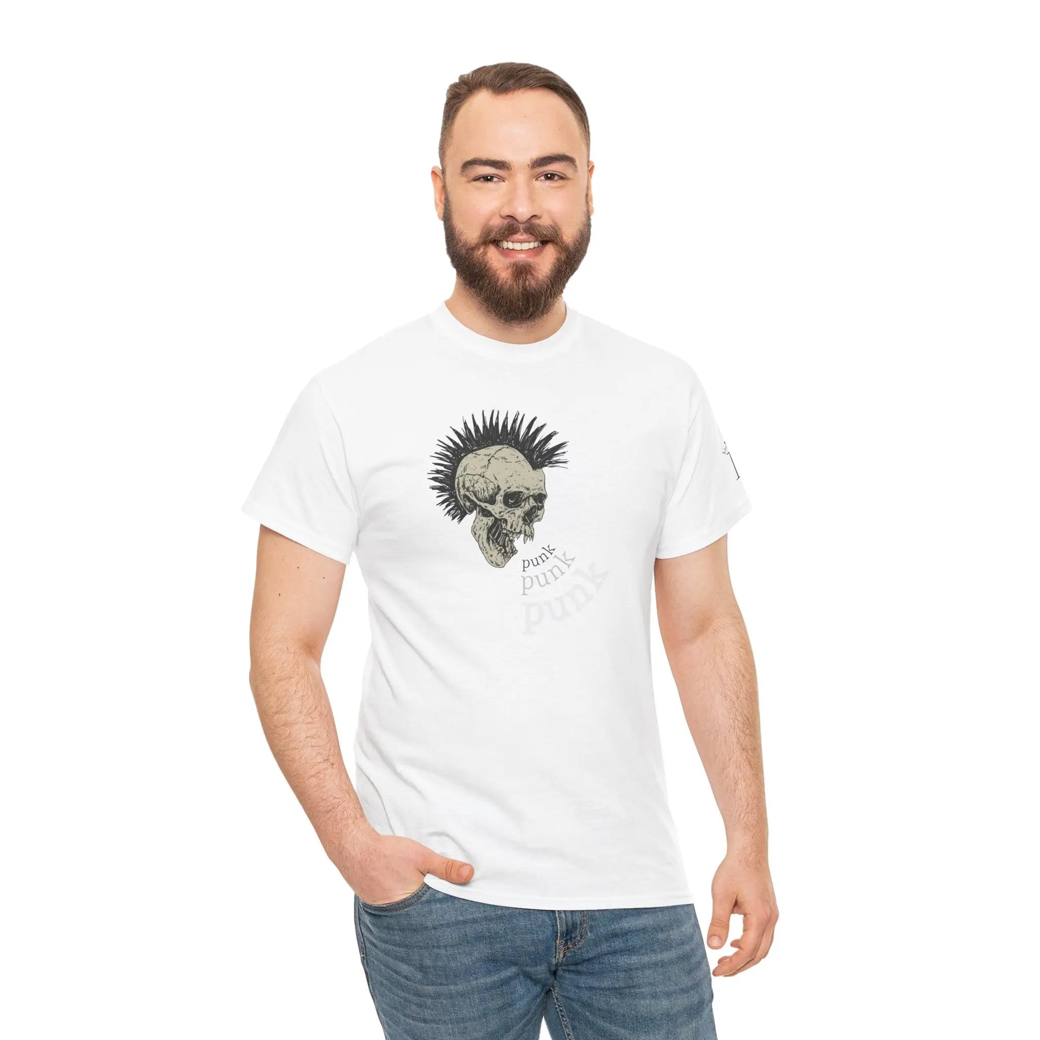 Punk Mohawk Skull | Nectar Napkins Fun-Flirty Lovers’ T-Shirts