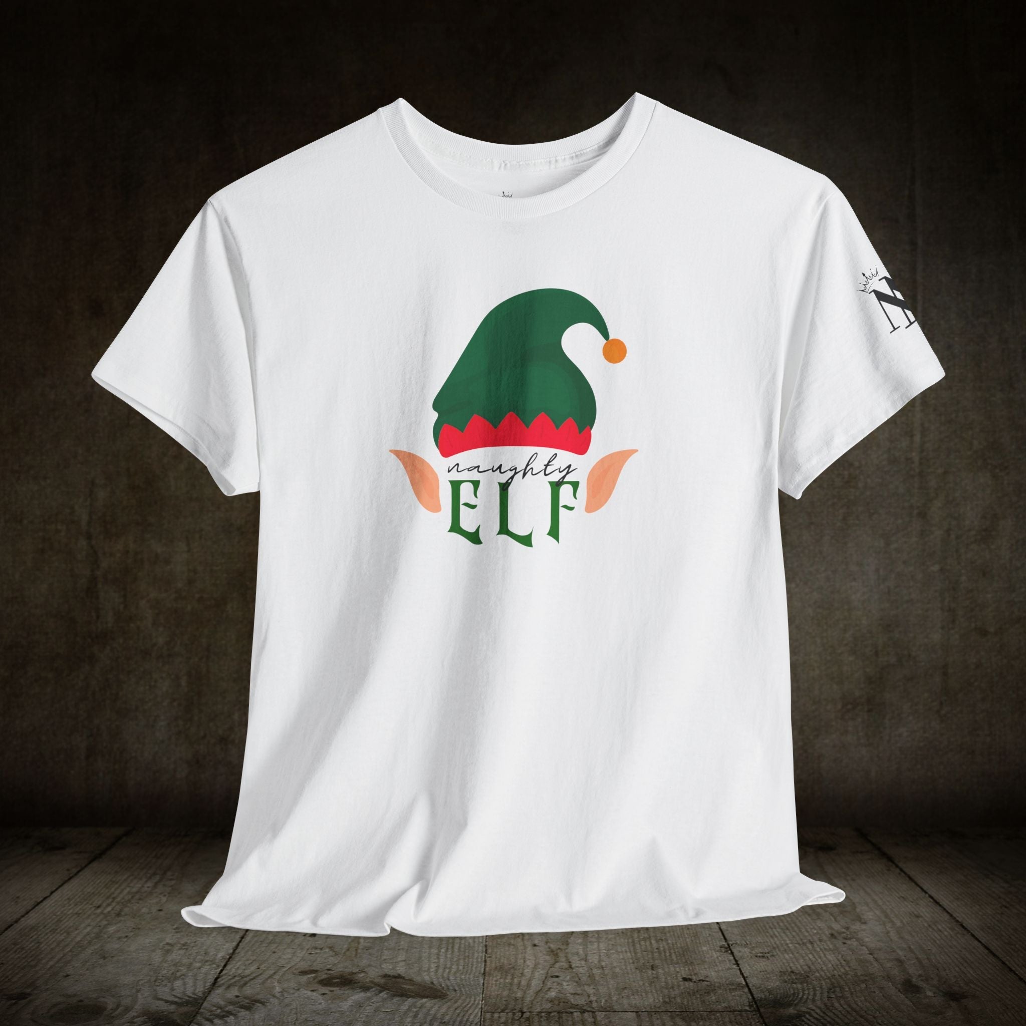 Naughty Elf | Mix & Match 100% Cotton Unisex Fun-Flirty Lovers’ Tees