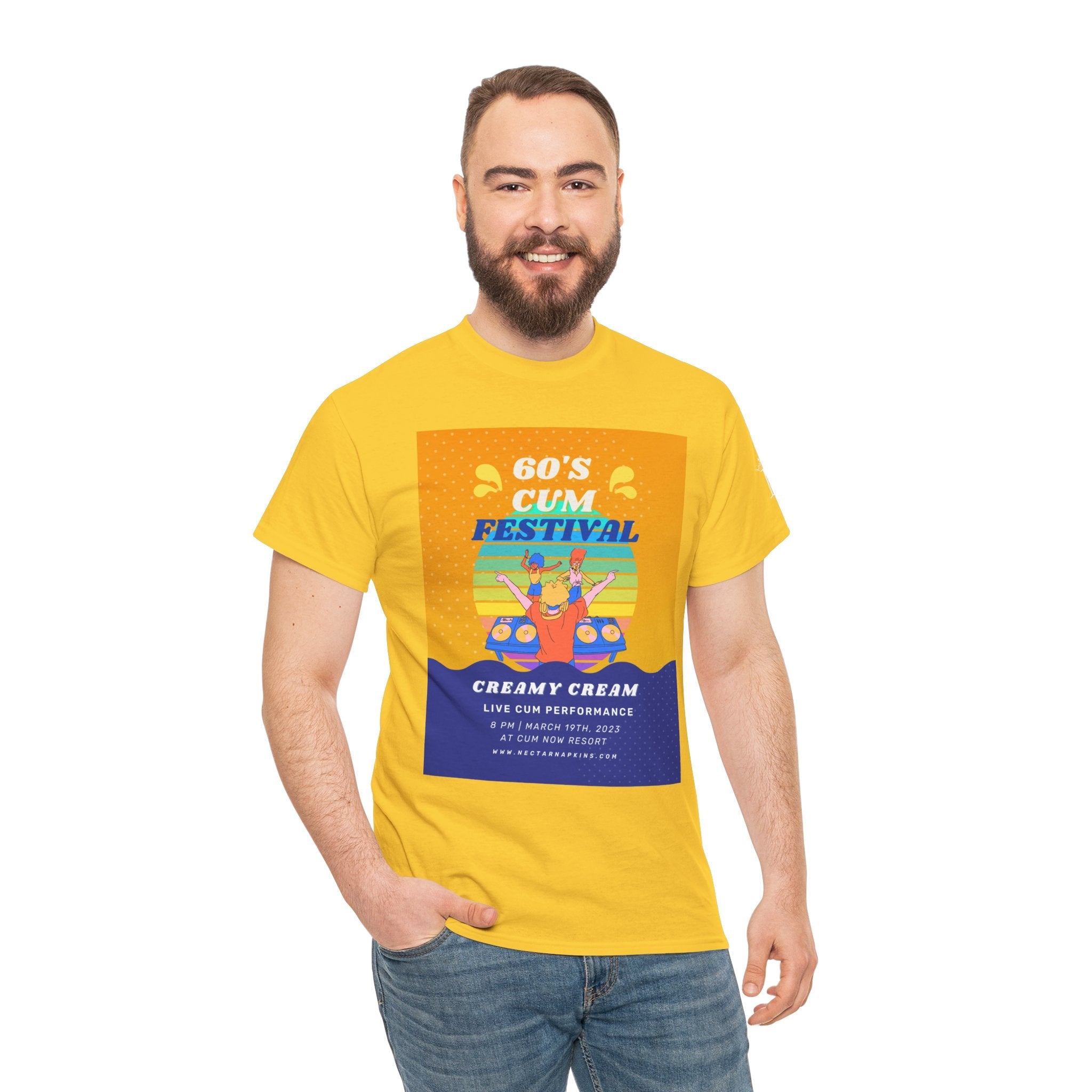 60s Cum Party | Mix & Match 100% Cotton Unisex Fun-Flirty Lovers’ Tees