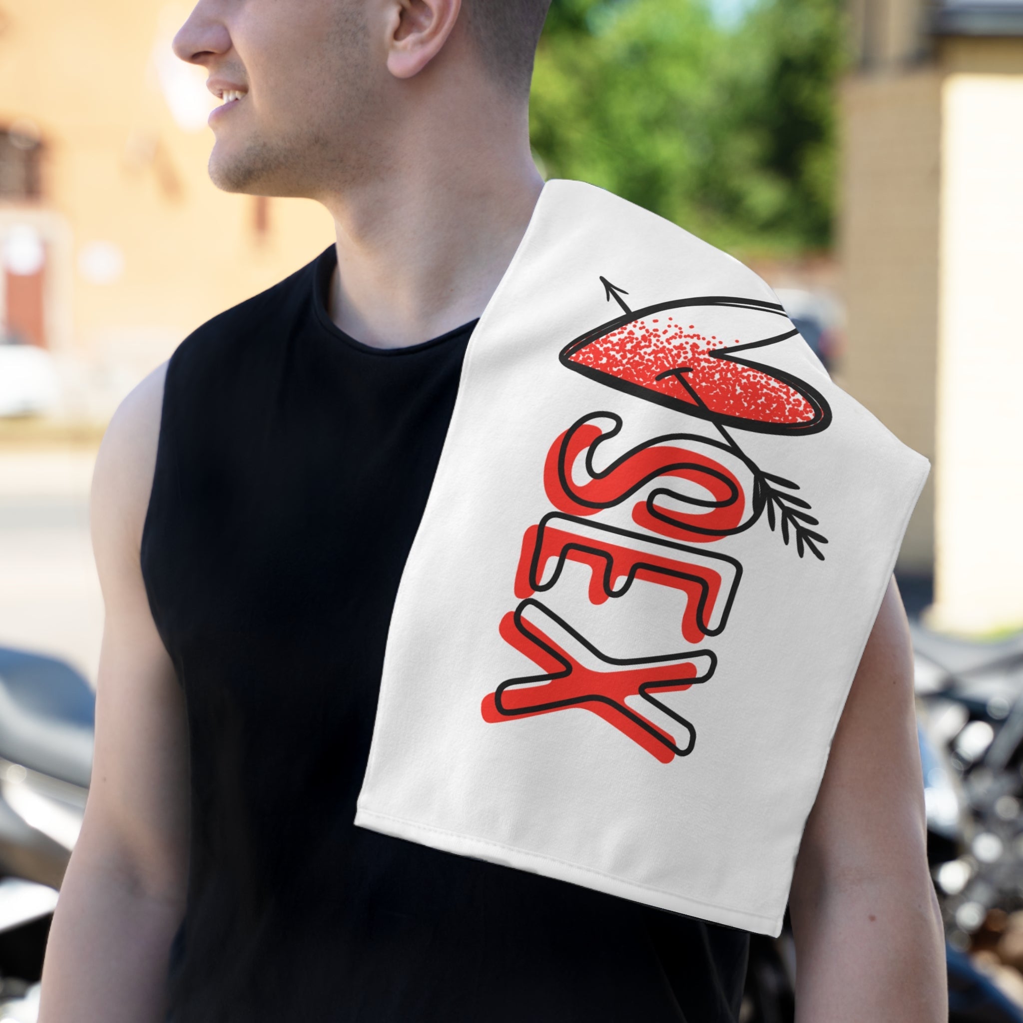 Heart Arrow Sex Towel