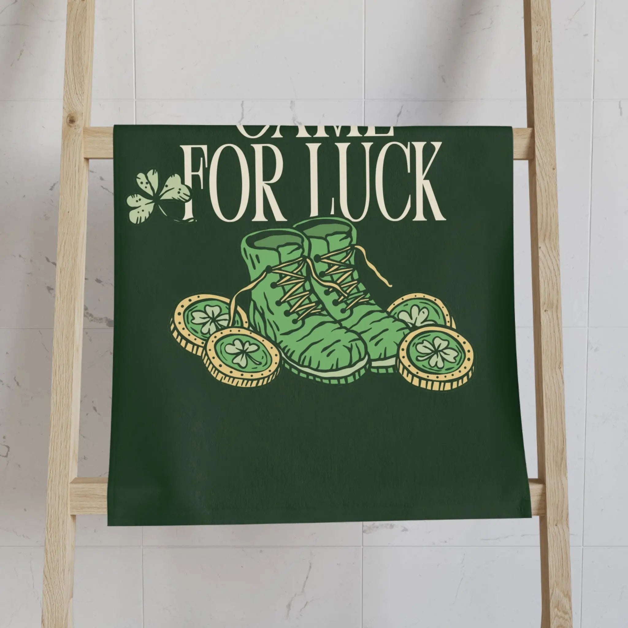 Came for Luck St. Patrick’s Day Cum Towel