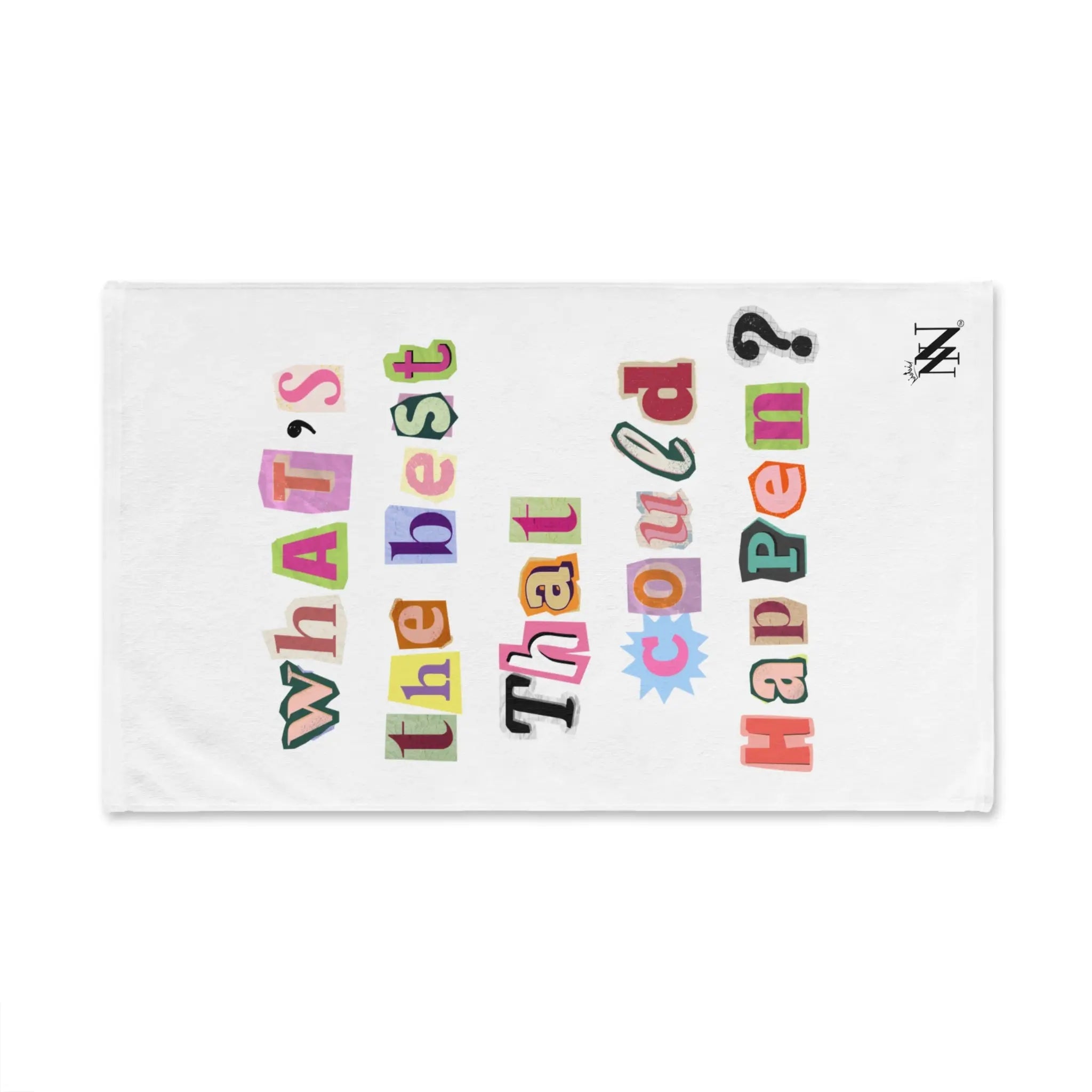 Whatâs The Best That Could Happen? Ransom Note Cum Towel