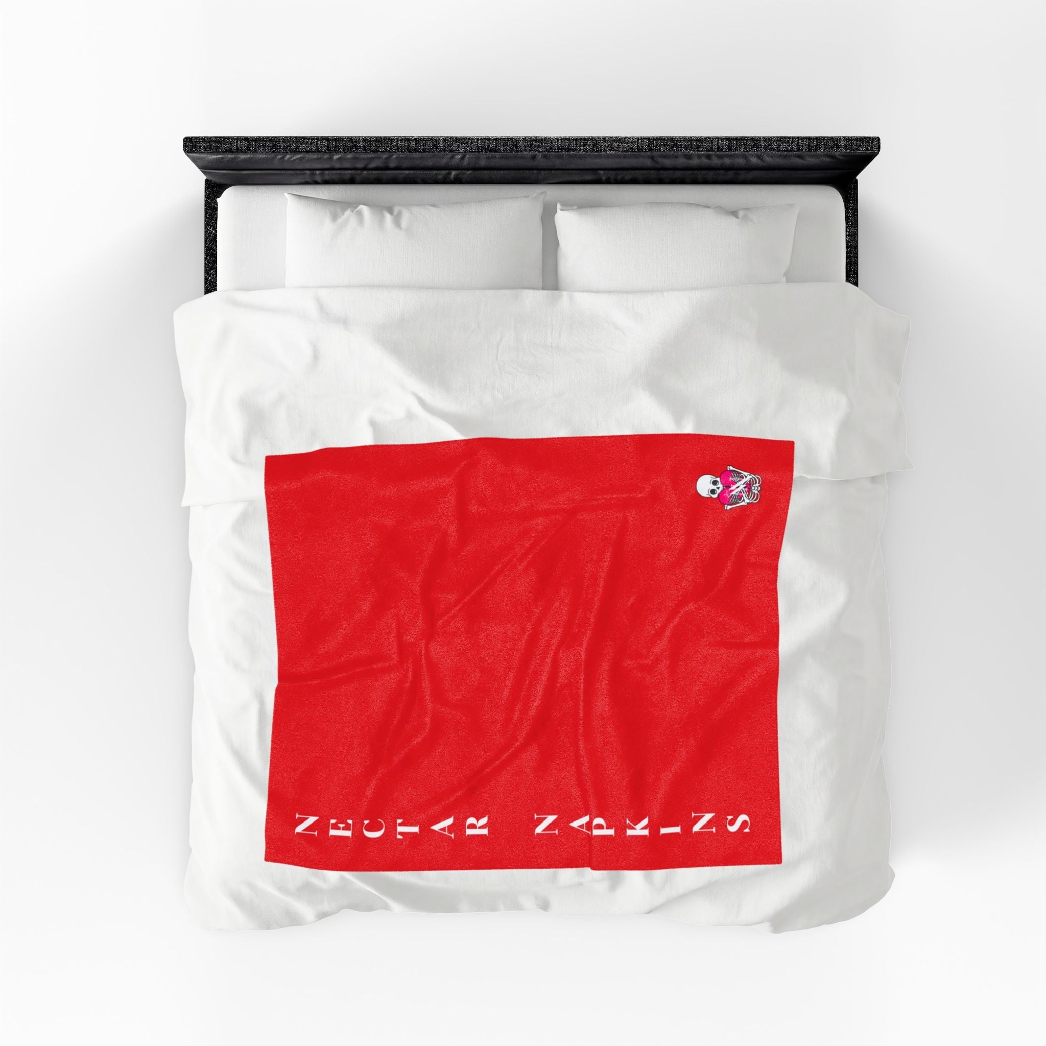 Nectar Napkins Brand Bright Red Love Blanket