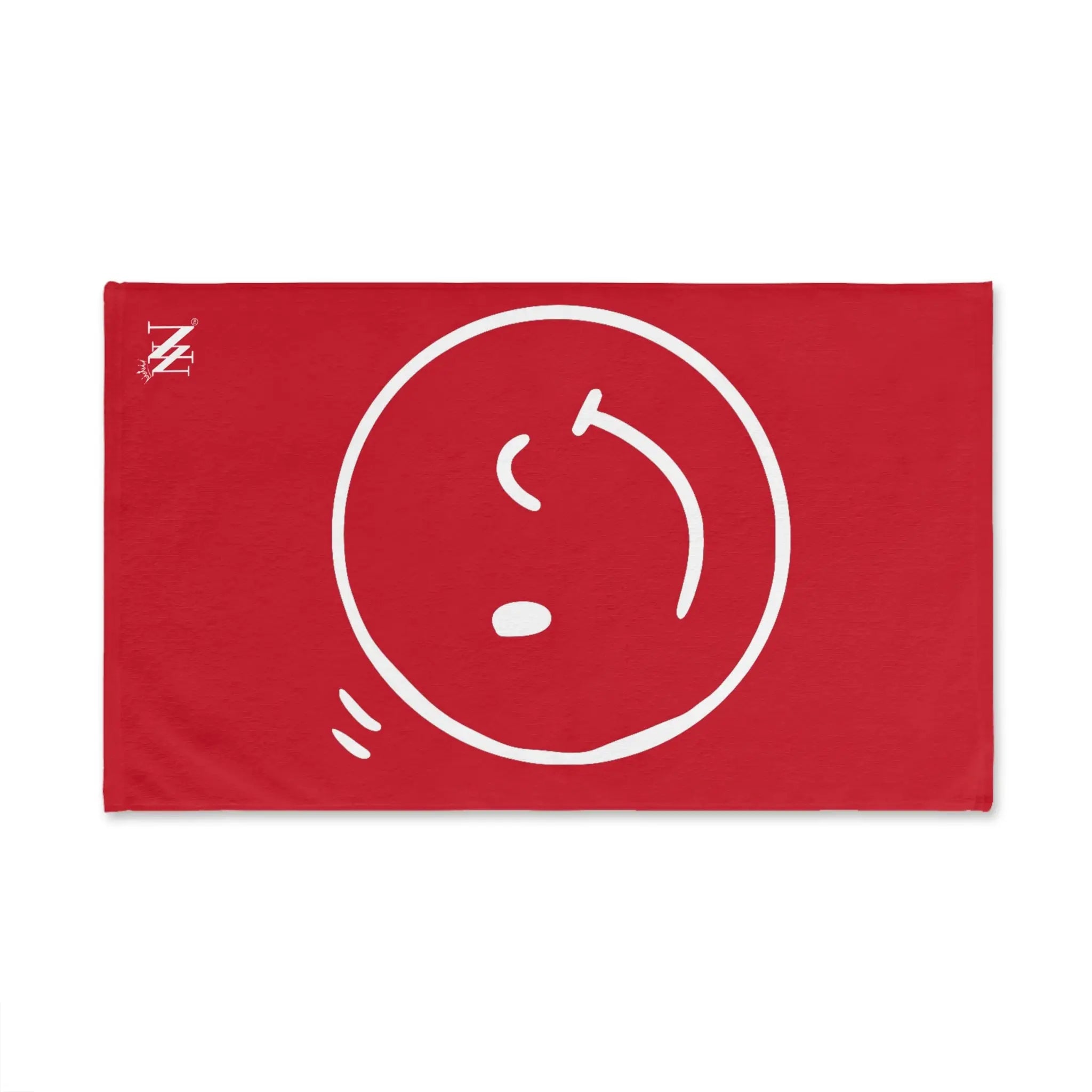 Wink Emoji Red Cum Towel