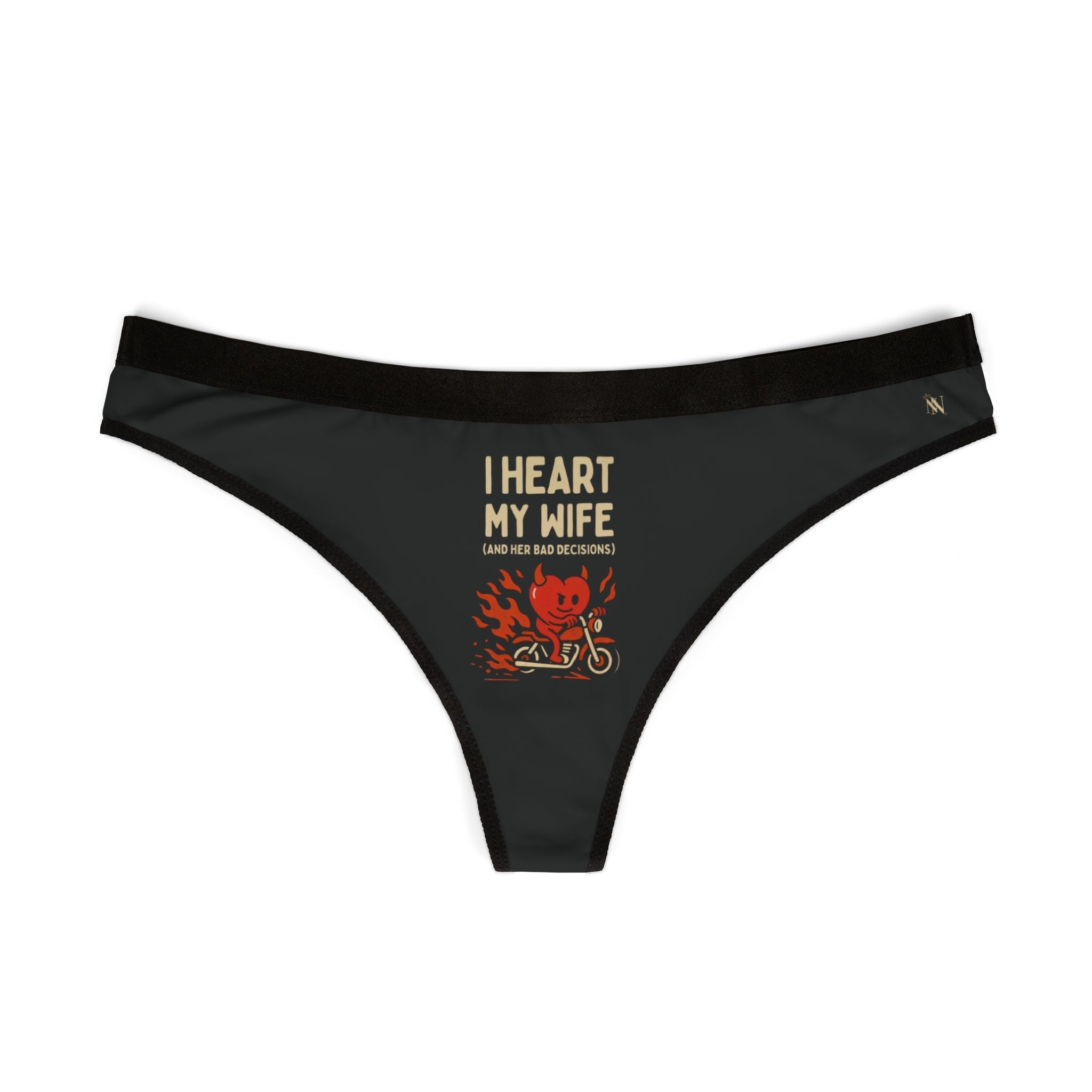 I Heart My Wife | Mix & Match Women’s Fun-Flirty Lovers’ Thongs