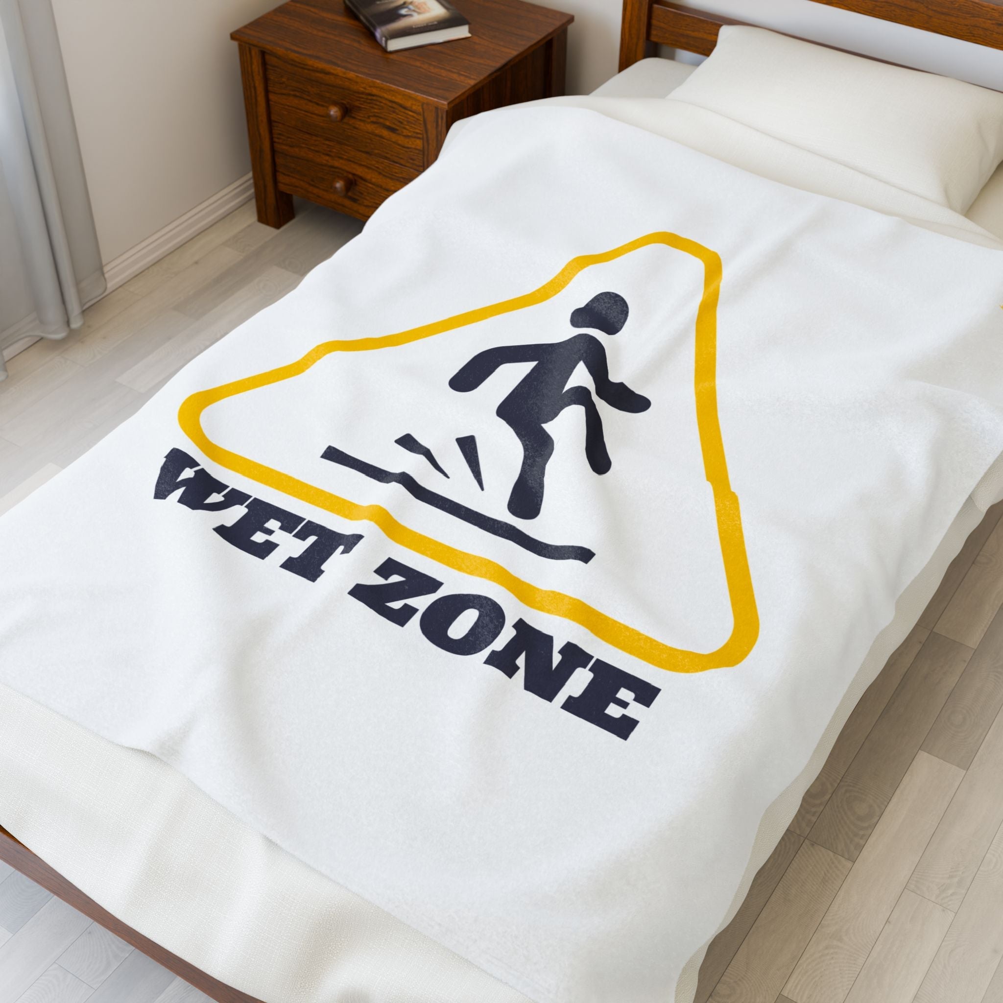 Caution: Wet Zone | Mix & Match Soft Fun-Flirty Lovers’ Blankets