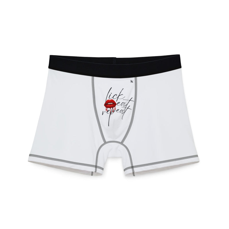 Lick Eat Repeat | Mix & Match Men’s Fun-Flirty Lovers’ Boxer Briefs