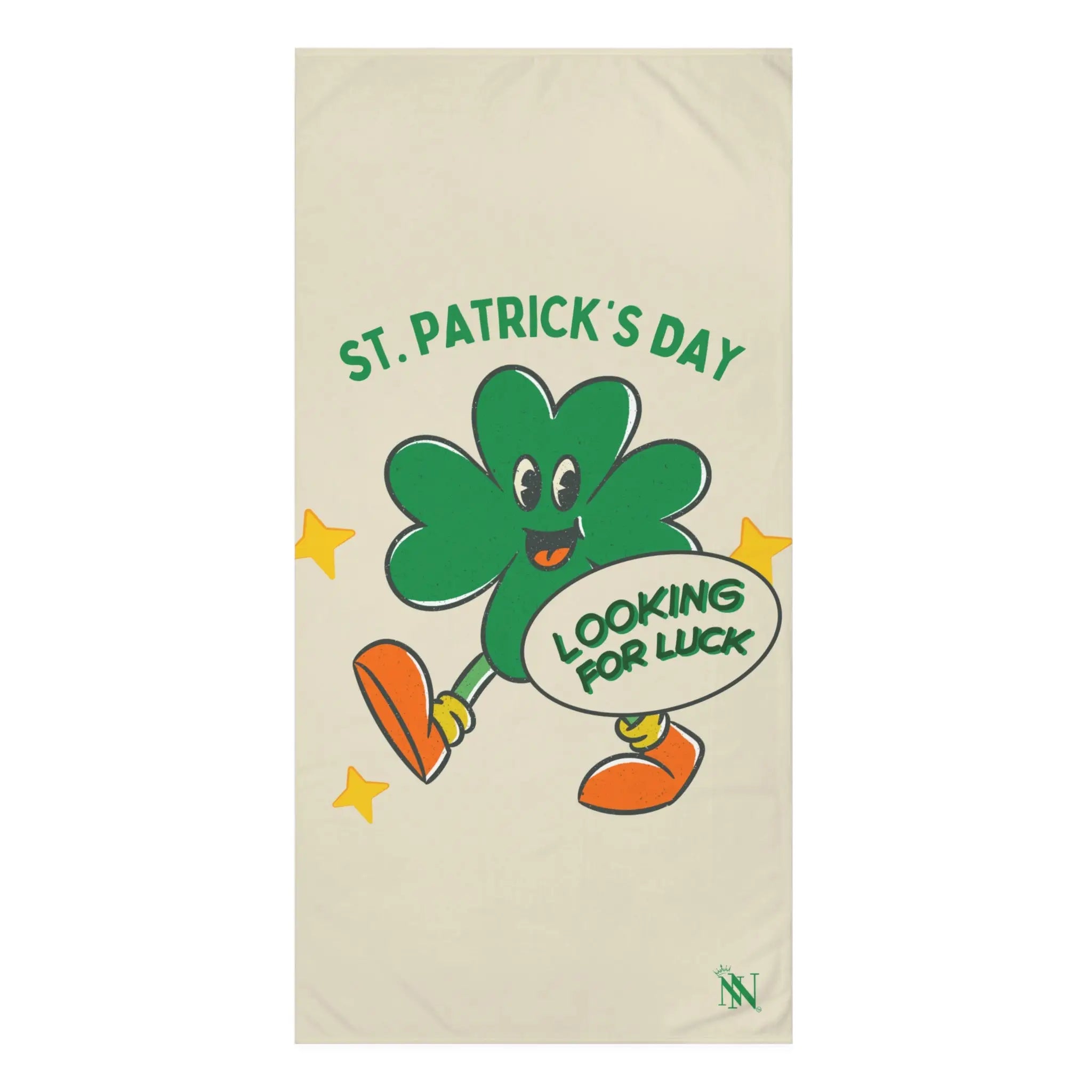 Looking for Luck Shamrock St. Patrick’s Day | Mix & Match XL Fun-Flirty Lovers’ Towels