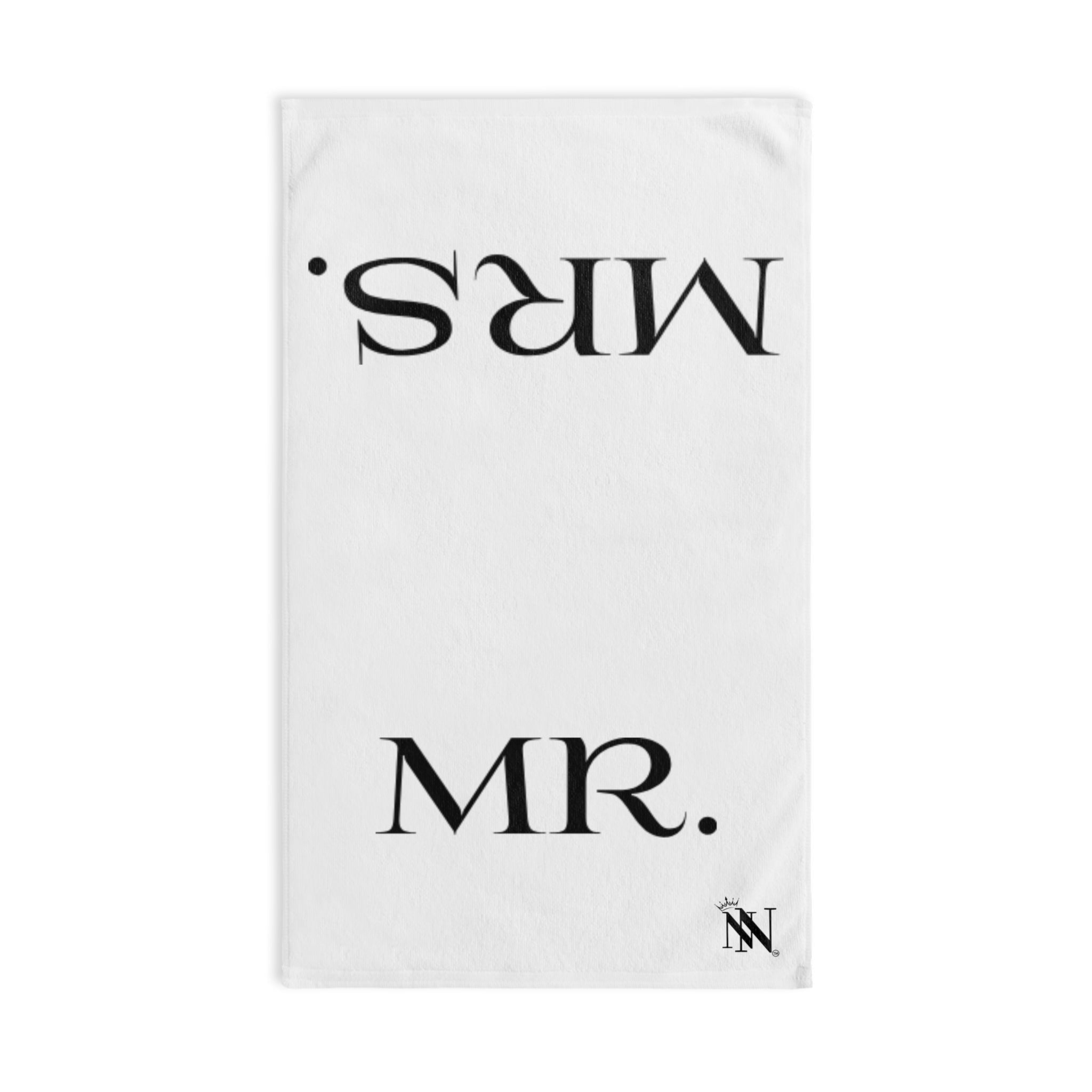 Mr Mrs Shareable White | Mix & Match Classic Fun-Flirty Lovers’ Towels