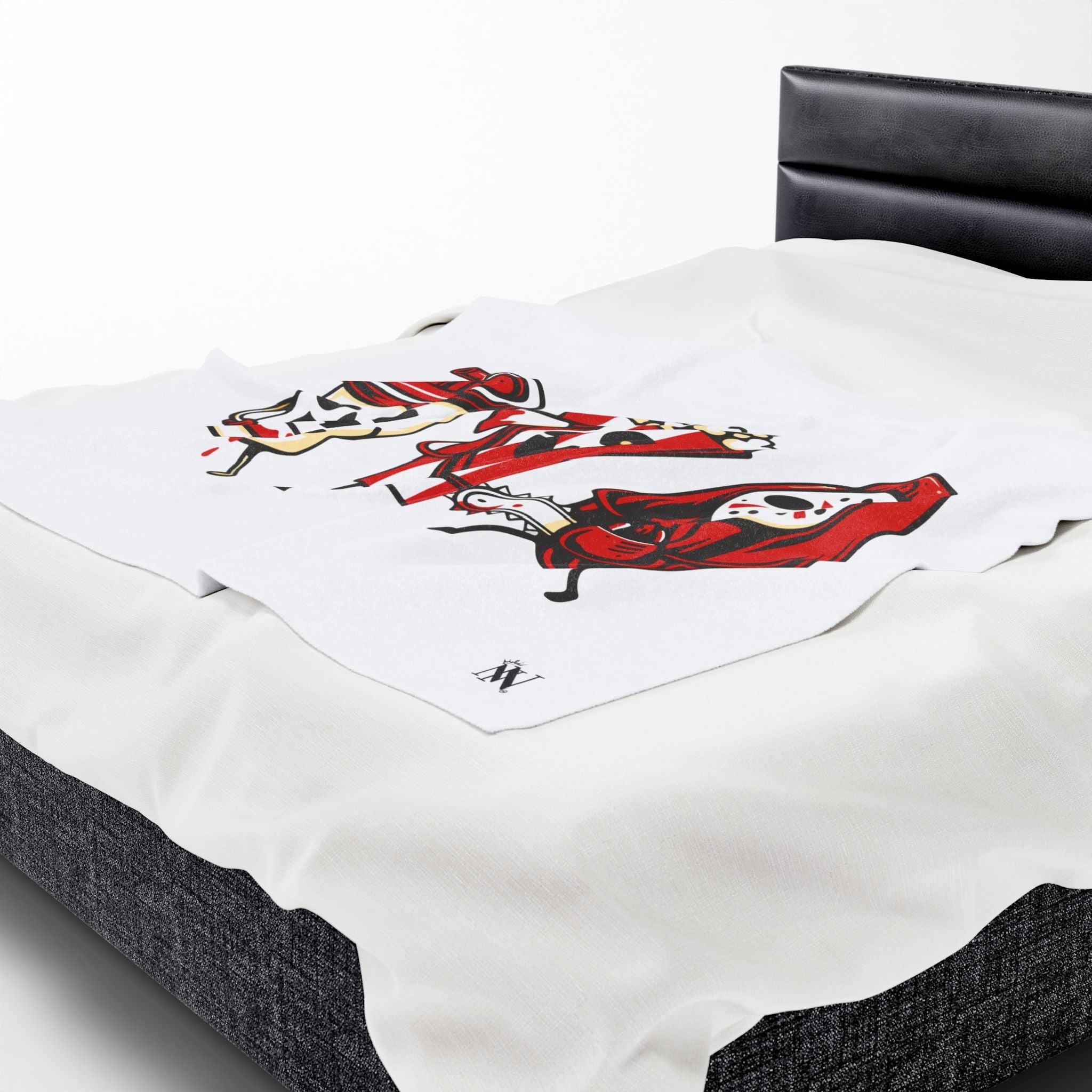 Scary Movie Night Junk Food | Mix & Match Velveteen Fun-Flirty Lovers’ Blankets