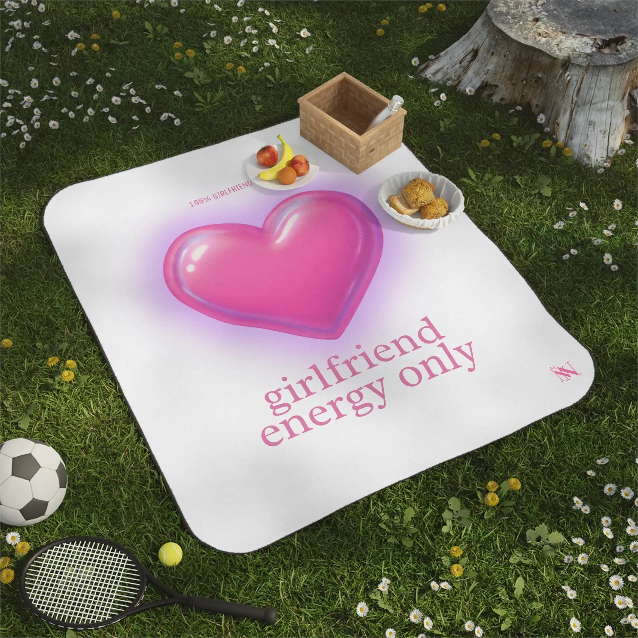 Girlfriend Energy Only | Mix Match Fun-Flirty Lovers’ Water-Resistant Blankets