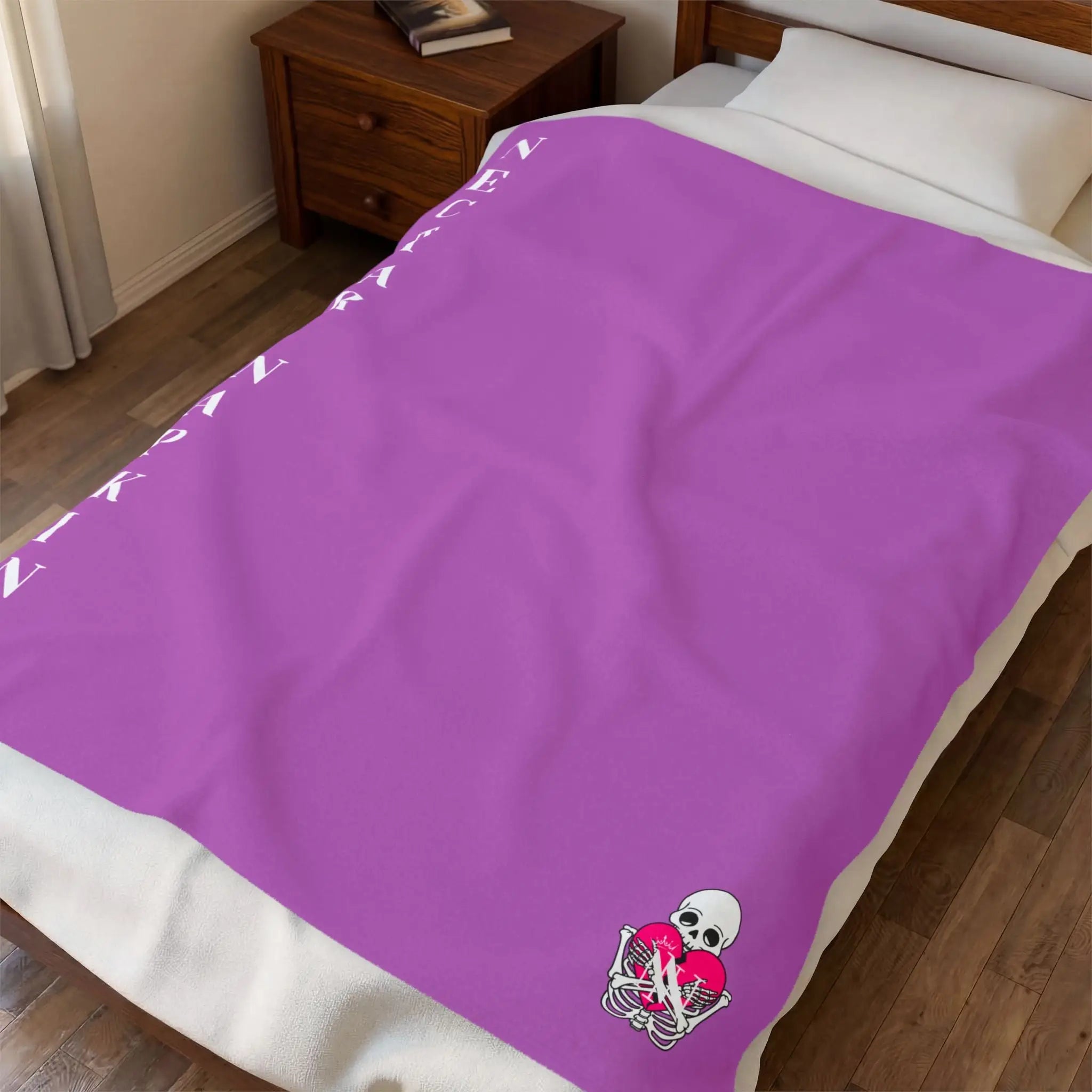 Nectar Napkins Brand Soft Plum | Nectar Napkins Fun-Flirty Lovers’ Blankets
