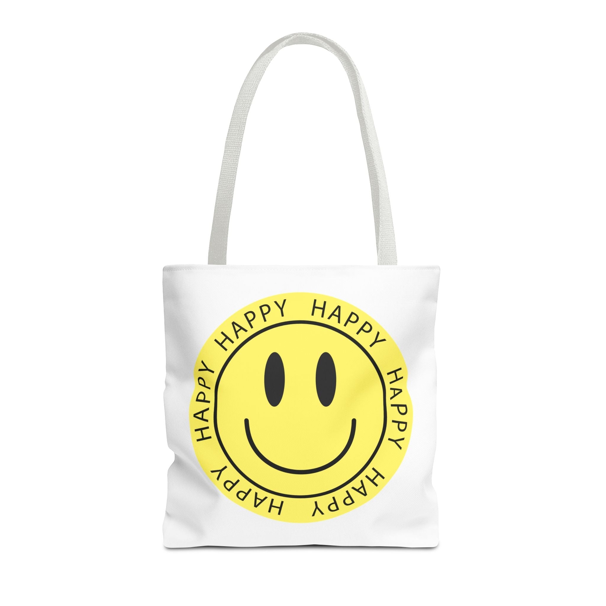 Happy Face Sticker Fun Everyday Cute Tote Bag