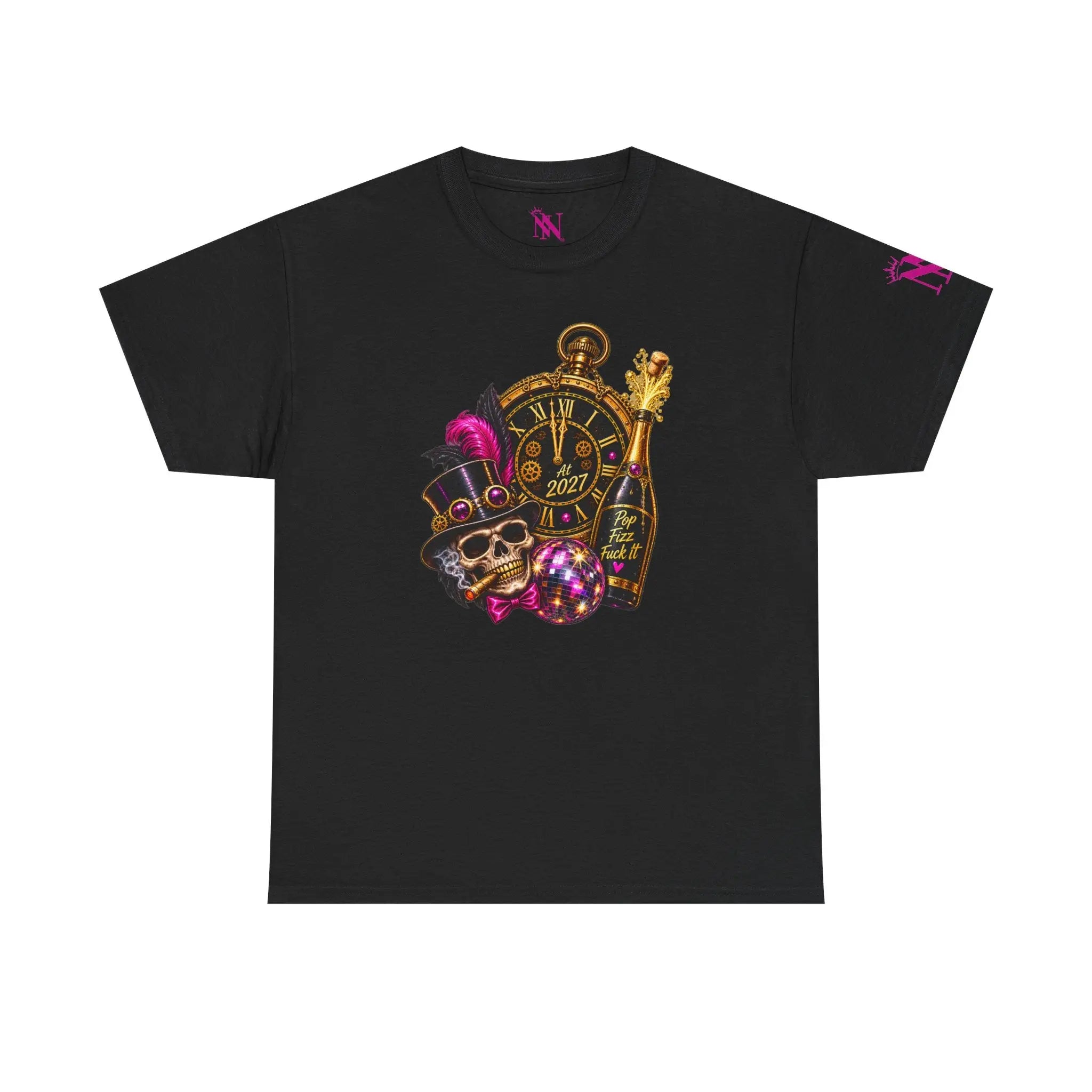 Pop Fizz Fuck It New Years | Nectar Napkins Fun-Flirty Lovers’ T-Shirts