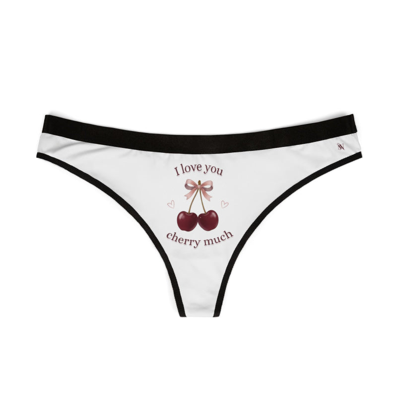 I Love You Cherry Much | Mix & Match Women’s Fun-Flirty Lovers’ Thongs
