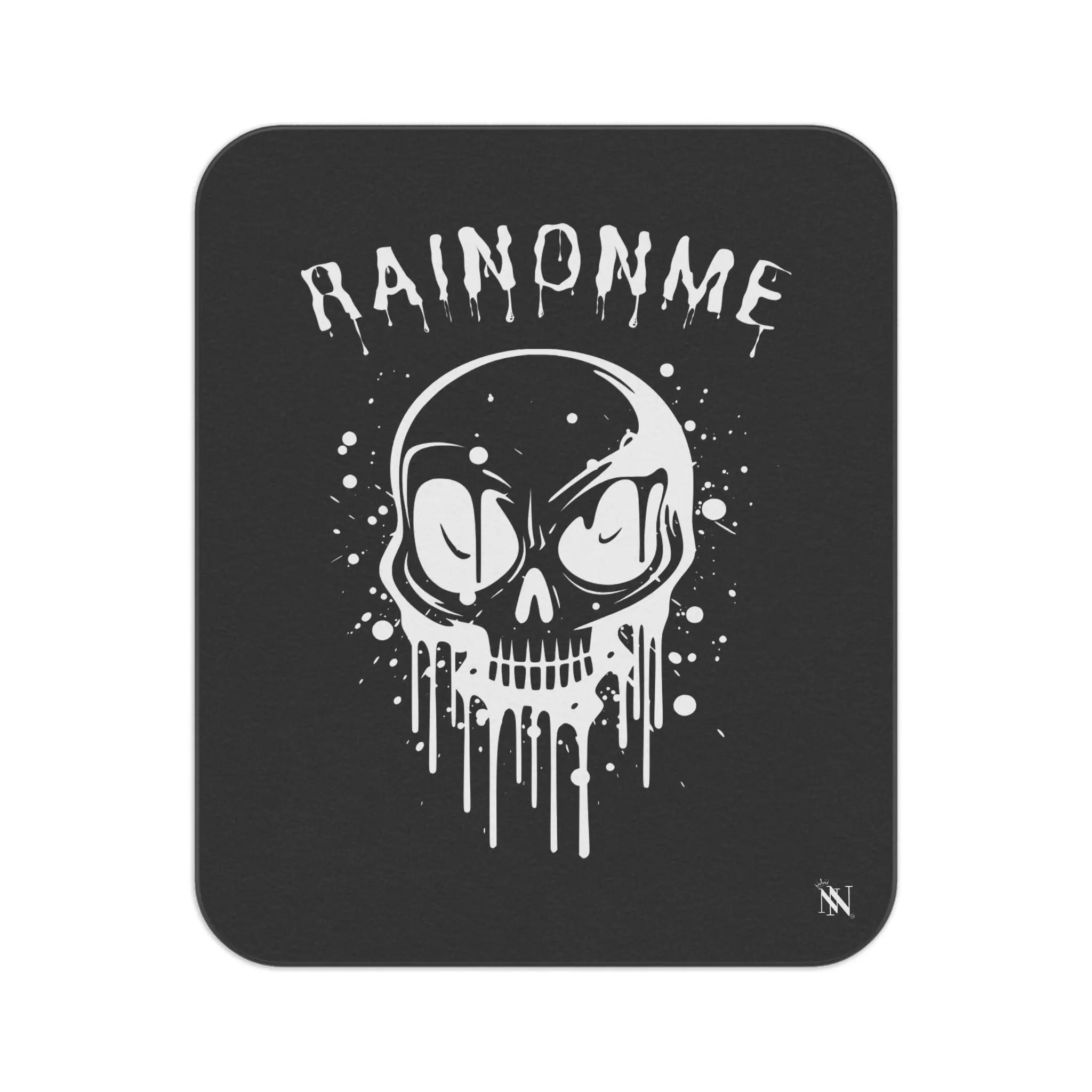 Rain On Me Splattered Skull | Nectar Napkins Fun-Flirty Lovers’ Sex Blankets