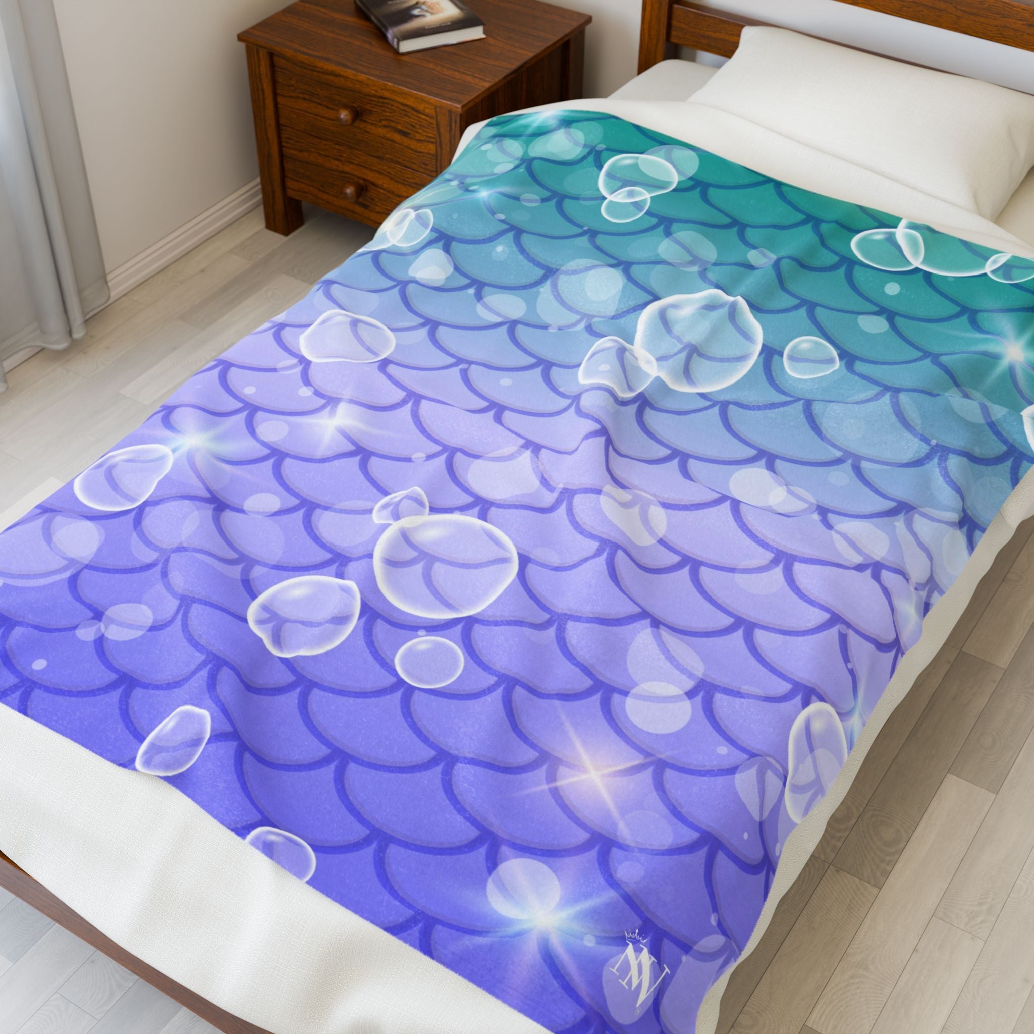 Mermaid Bubble | Mix & Match Fun-Flirty Lovers’ Blankets