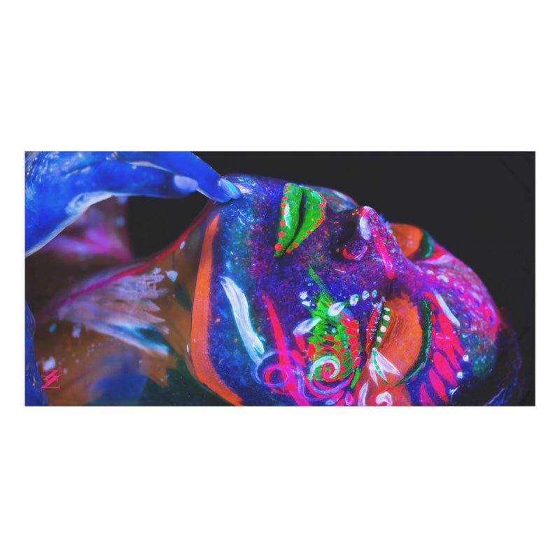 Painted Glow Blacklight Graphic | Mix & Match XL Fun-Flirty Lovers’ Towels