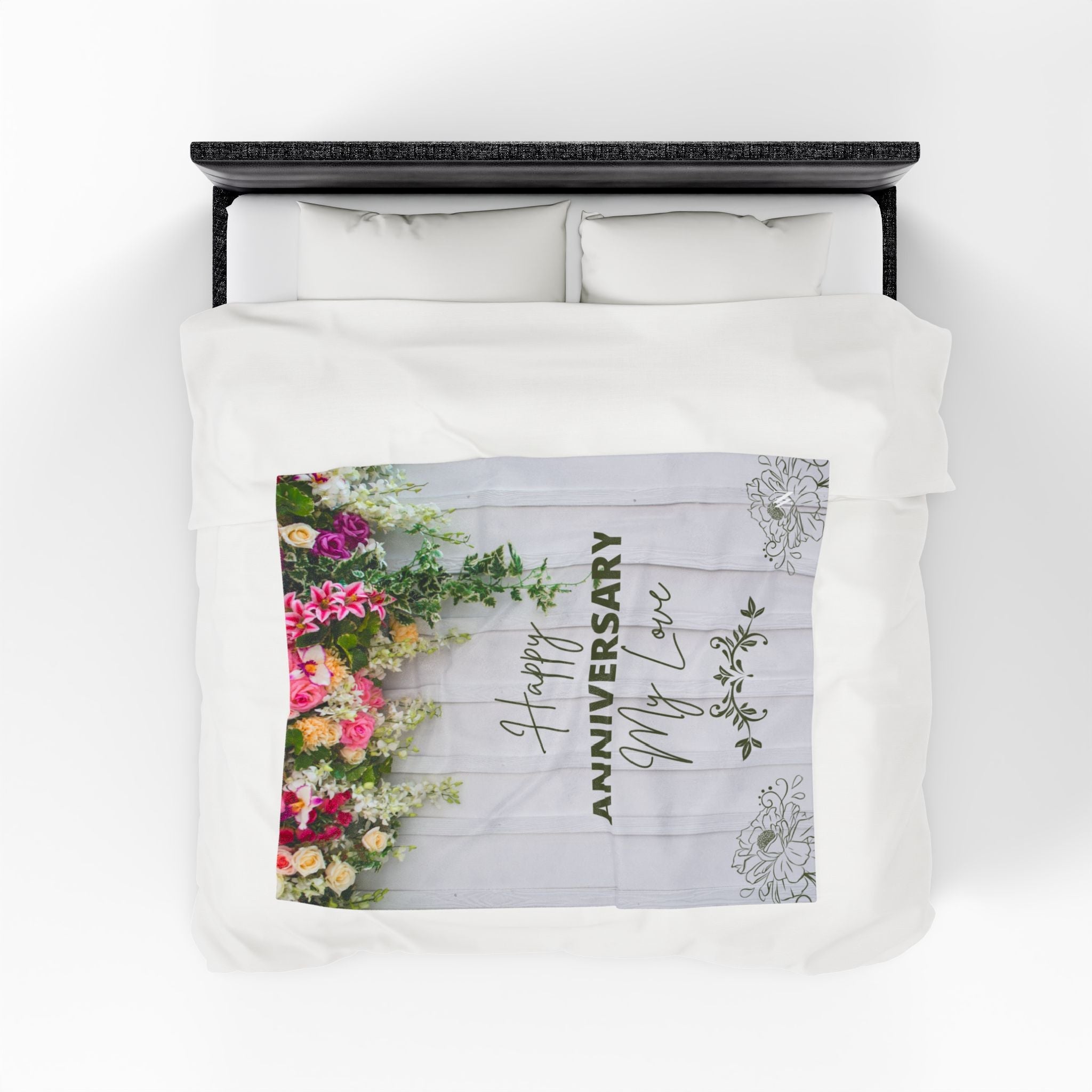 Happy Anniversary My Love | Mix & Match Fun-Flirty Loversā Blankets