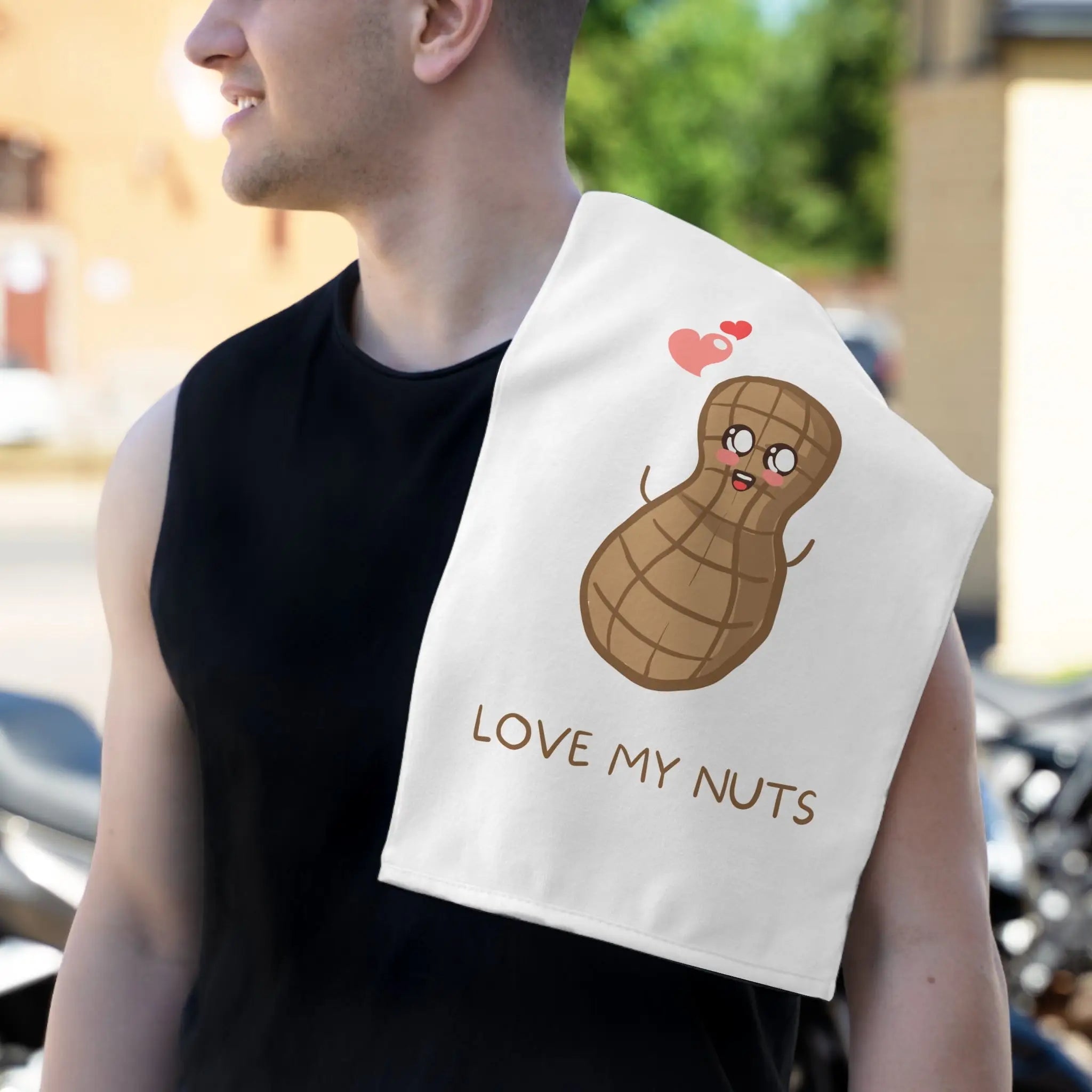Love My Nuts | Mix & Match Soft Fun-Flirty Lovers’ Towels