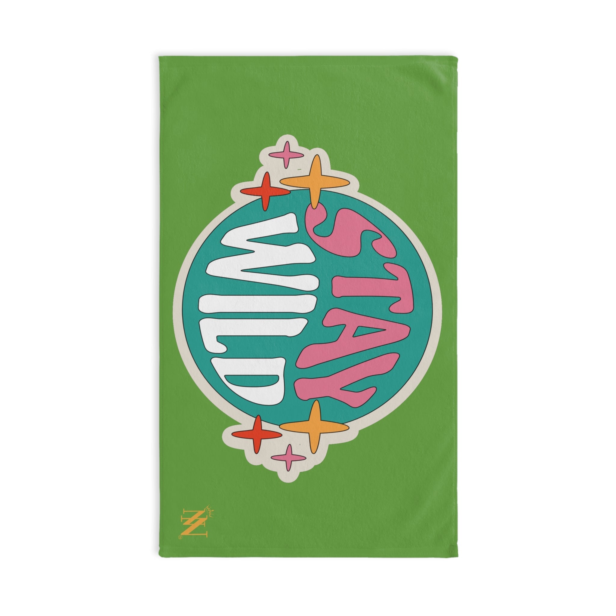 Stay Wild Retro Sticker Lime Green | Mix & Match Classic Fun-Flirty Loversâ Towels