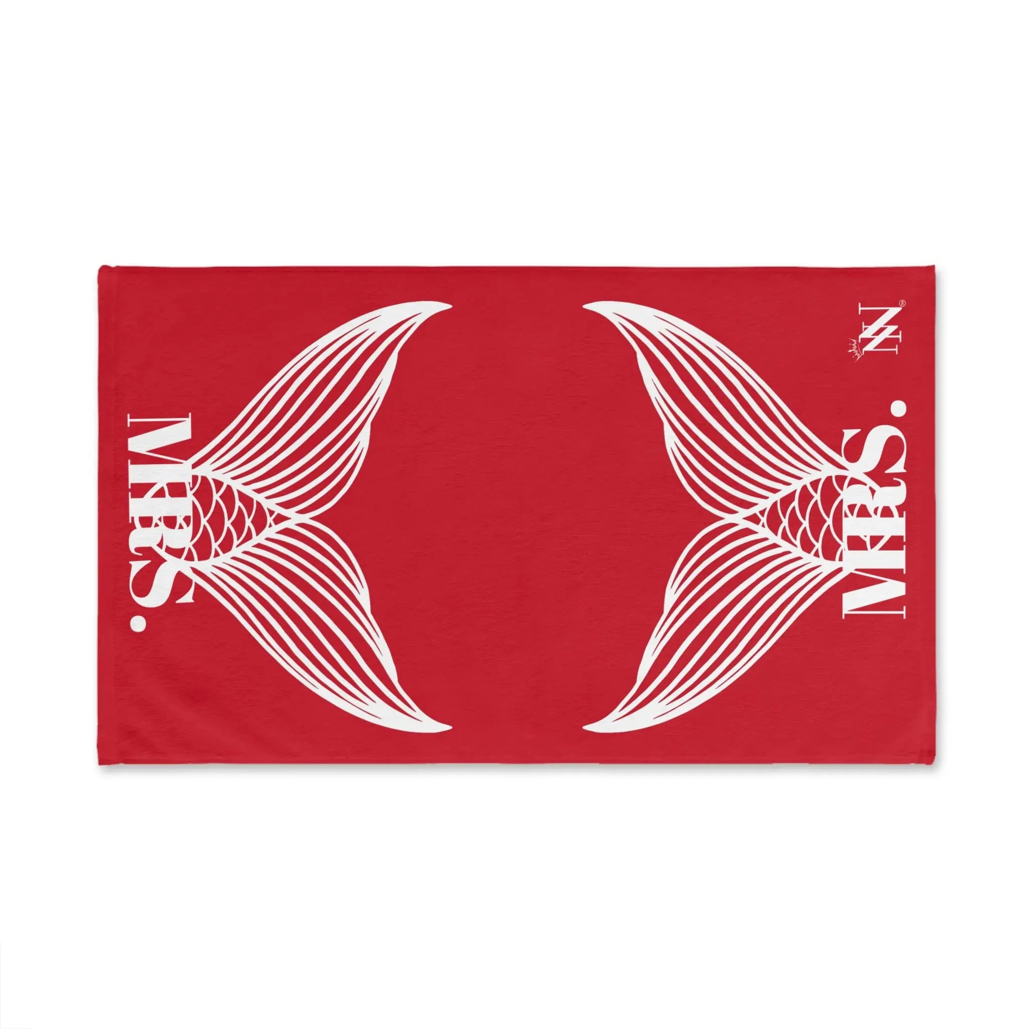 Mrs. Mrs. Mermaid Shareable Sides Red Cum Towel