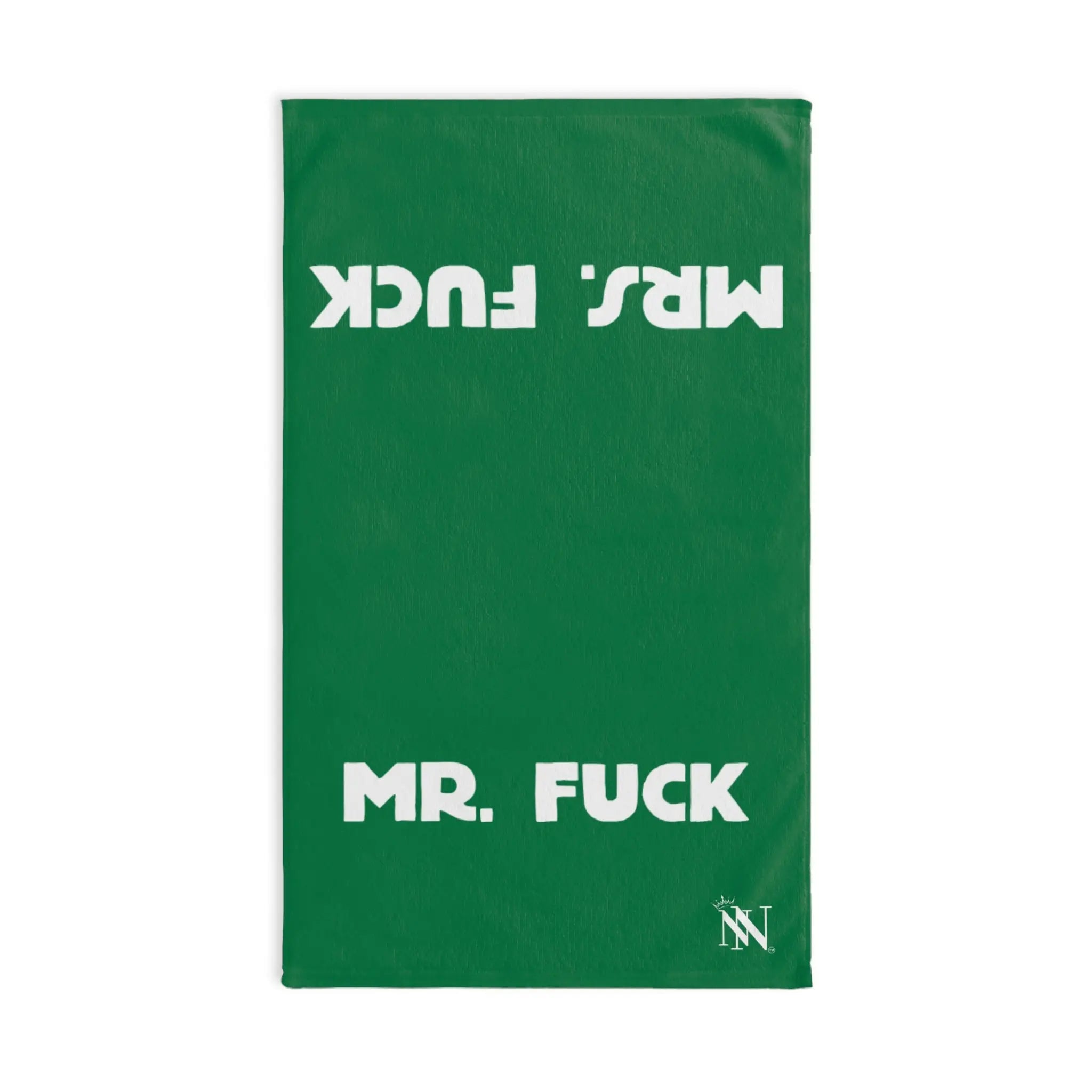 Mr. Mrs. Fuck Shareable Sides Green Cum Towel