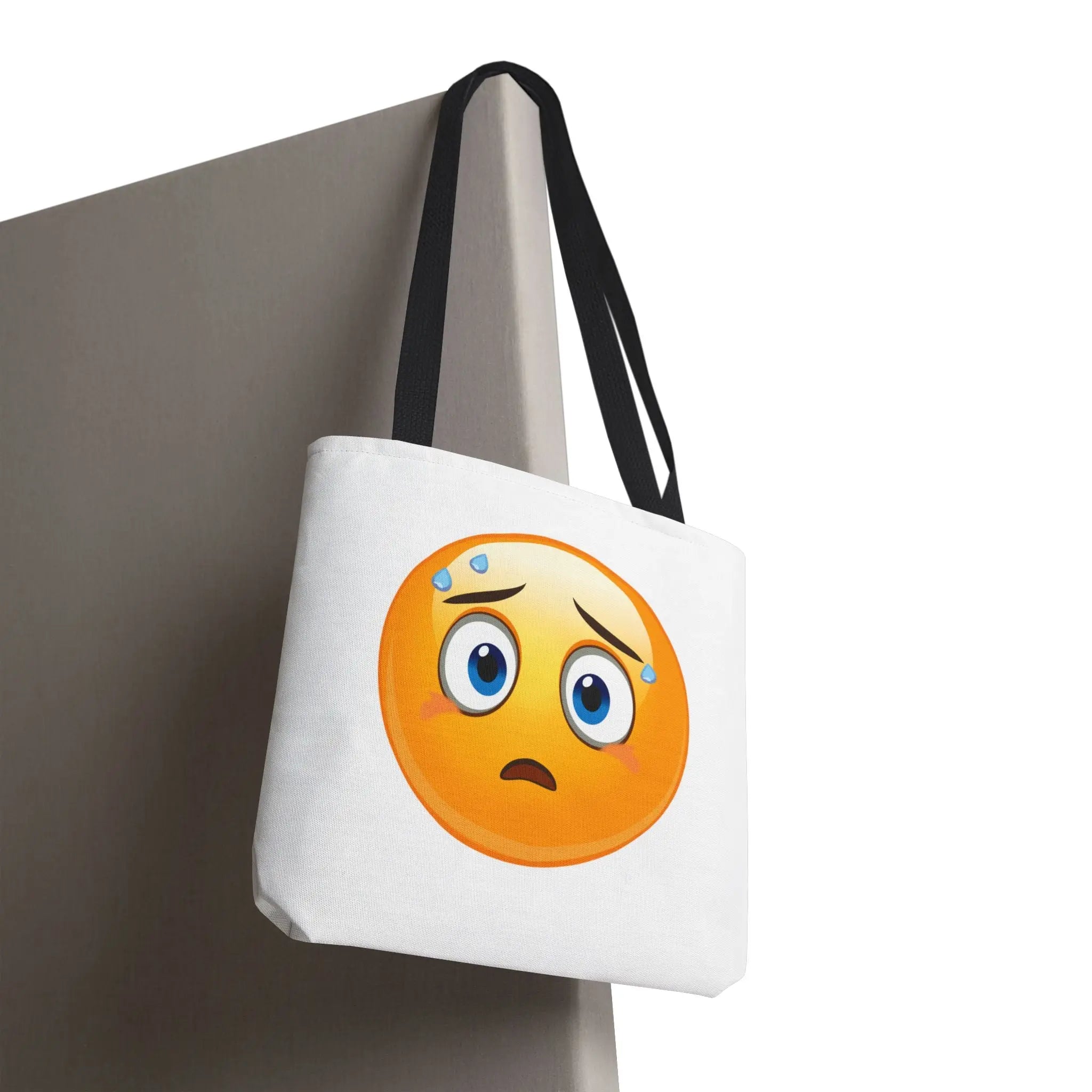 Sweating It Emoji Tote Bag