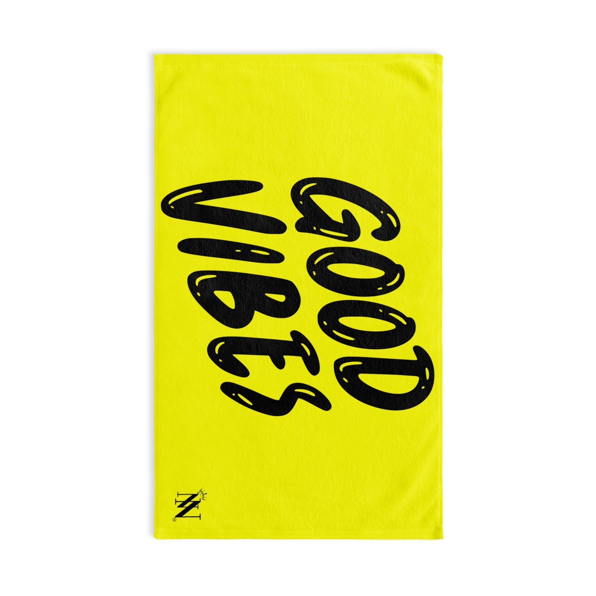 Good Vibes Bubble Print Neon Yellow | Mix & Match Classic Fun-Flirty Loversâ Towels