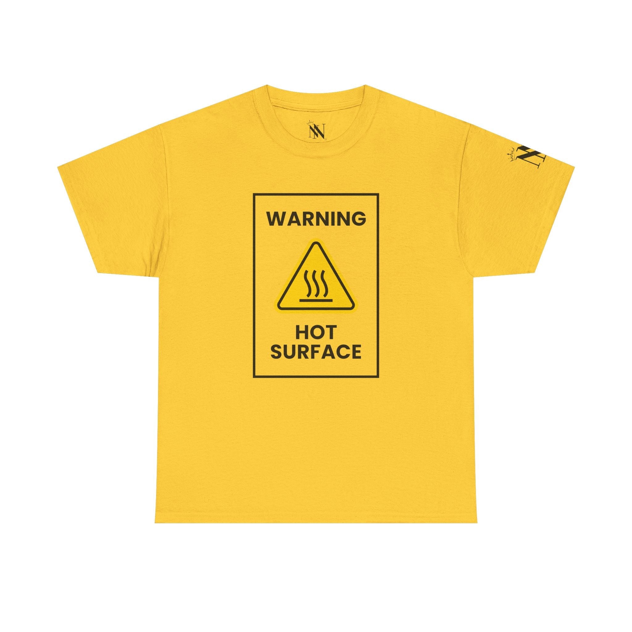 Warning Hot Surface | Mix & Match Cotton Unisex Fun-Flirty Lovers’ T-Shirts