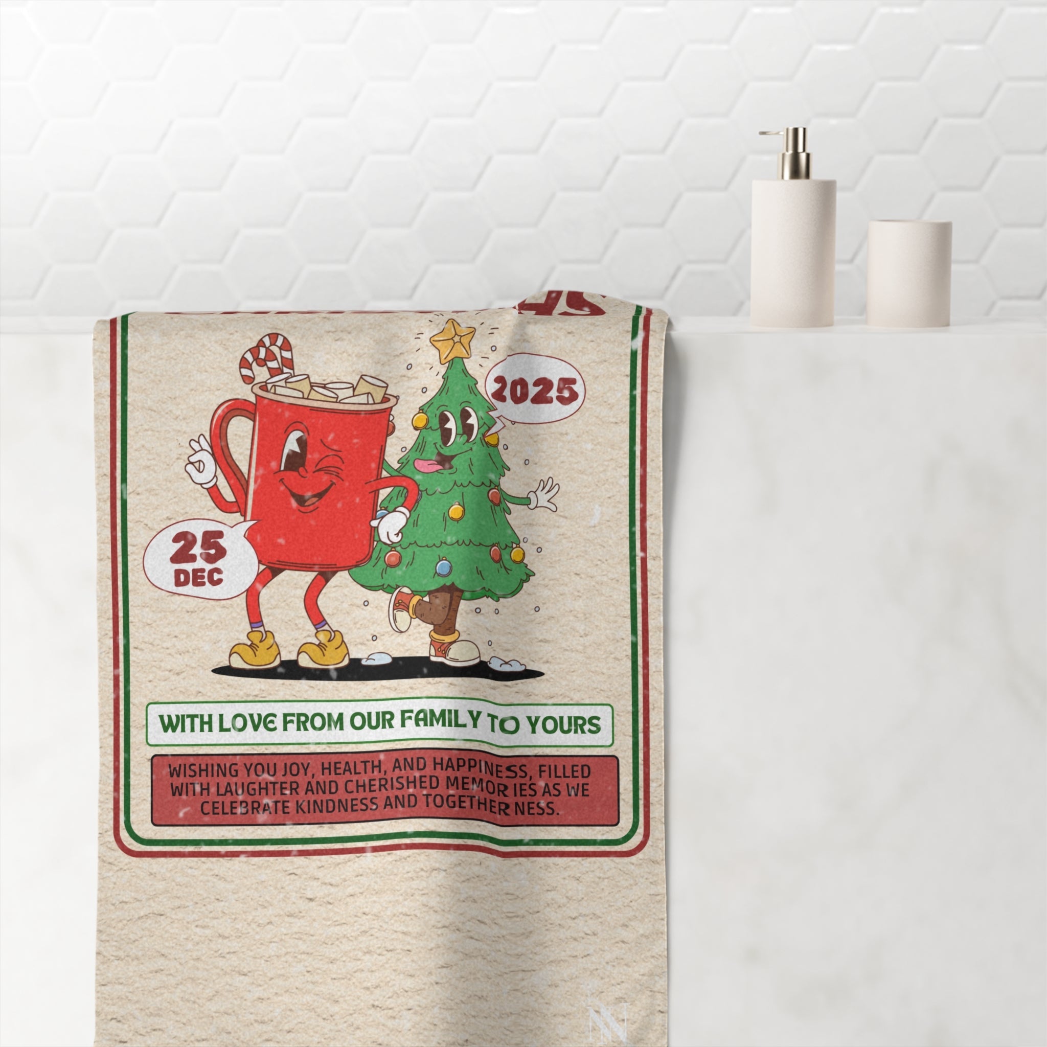 Christmas Card | Mix & Match XL Fun-Flirty Lovers’ Towels