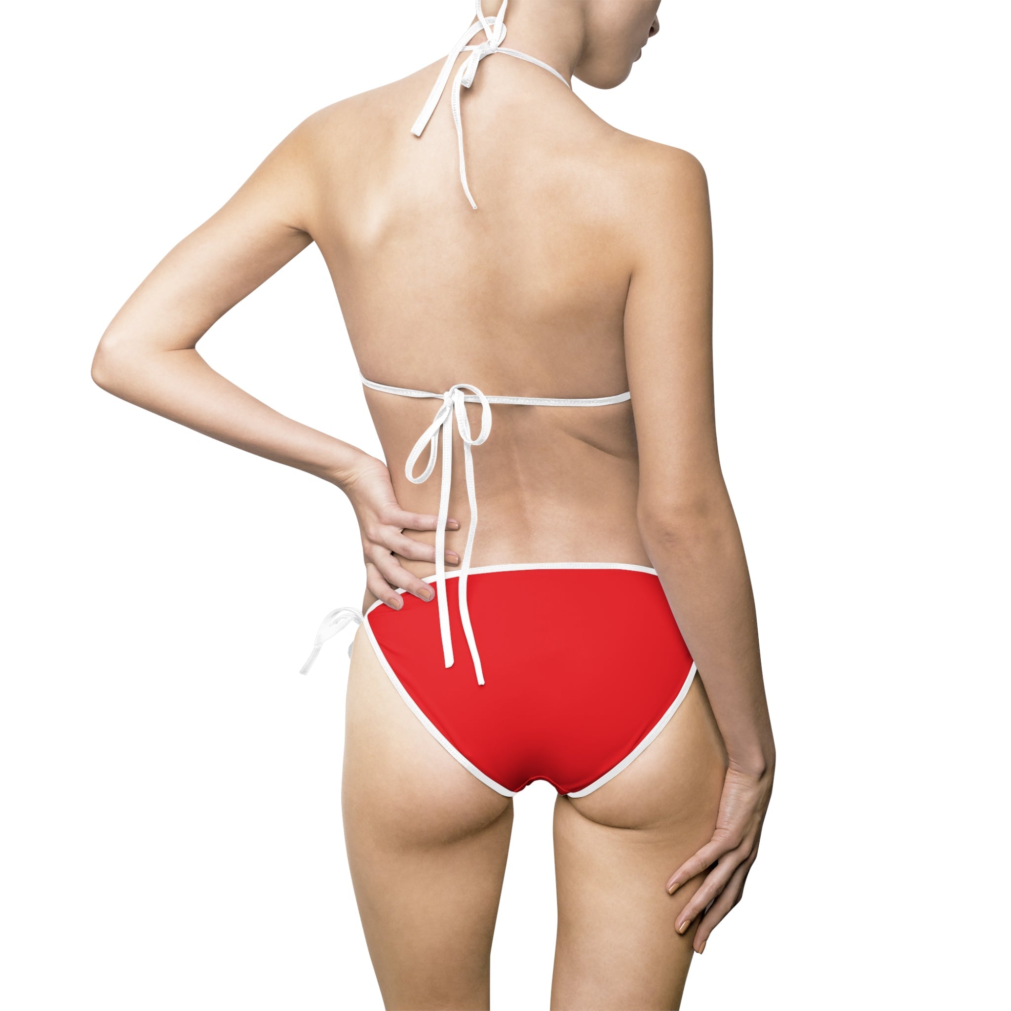 Red Strappy | Mix & Match Fun-Flirty Lovers’ String Bikinis