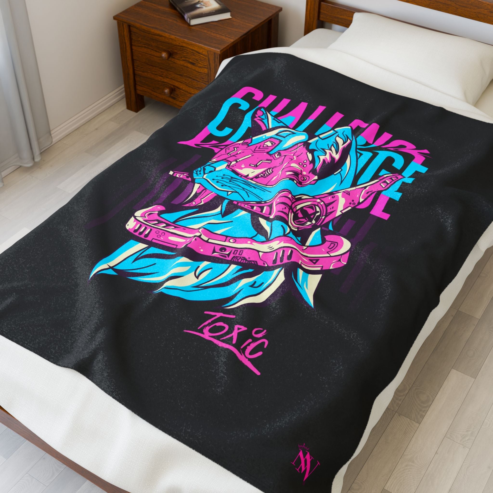 Challenge Toxic Kitty | Mix & Match Soft Fun-Flirty Lovers’ Blankets