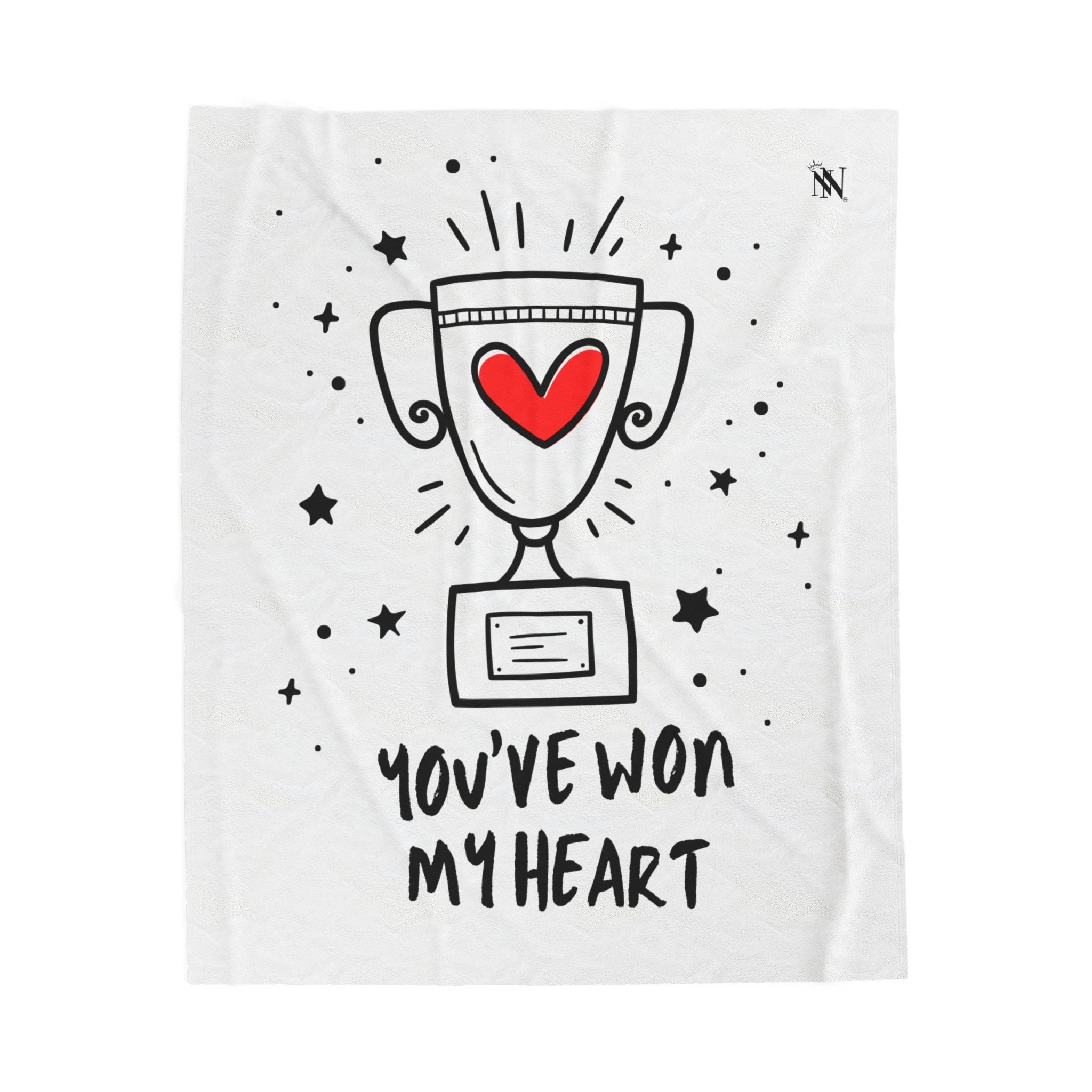 Youāve Won My Heart Romantic Sex Gifts Blanket