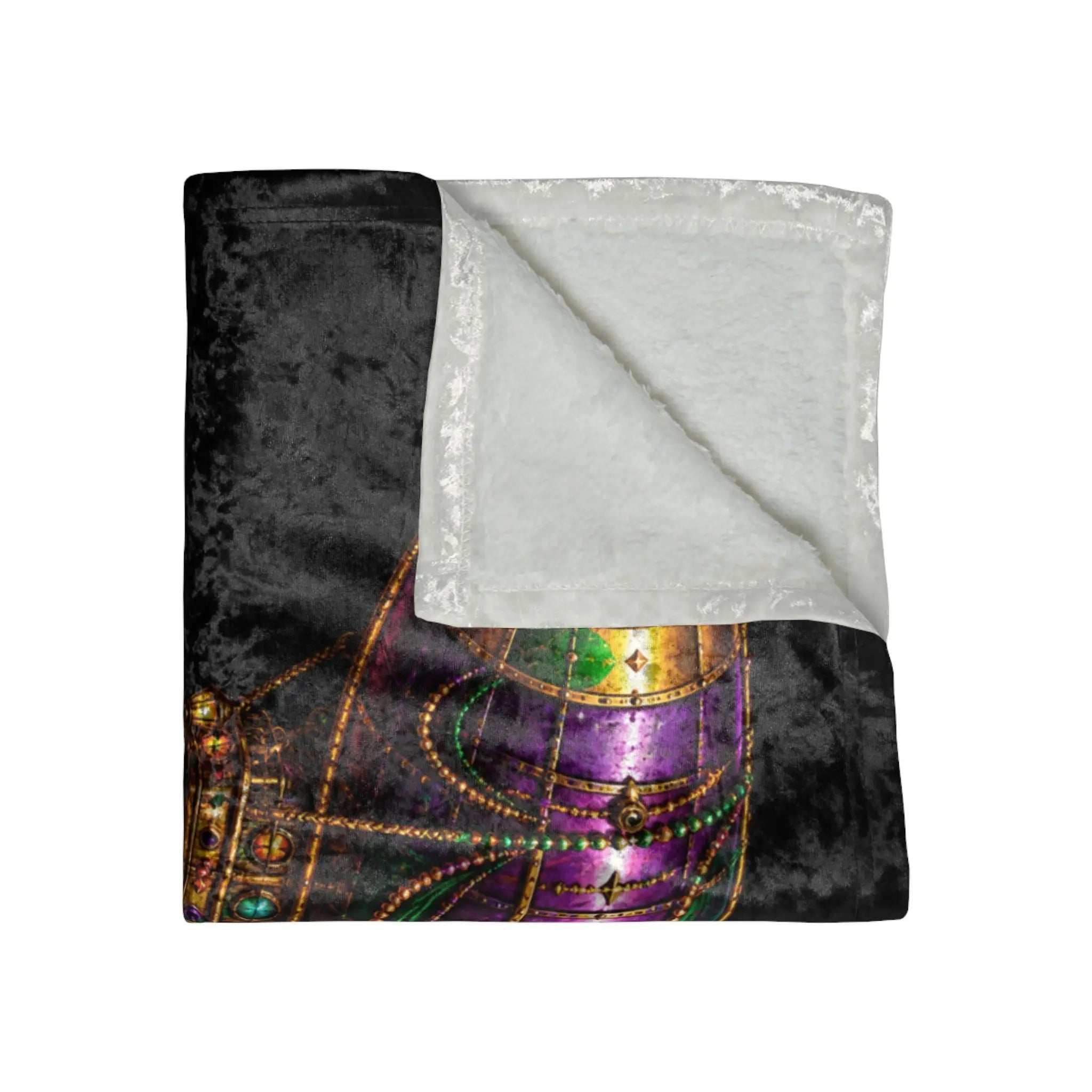 Laissez Les Bons Temps Rouler Blimp Crushed Velvet Blanket