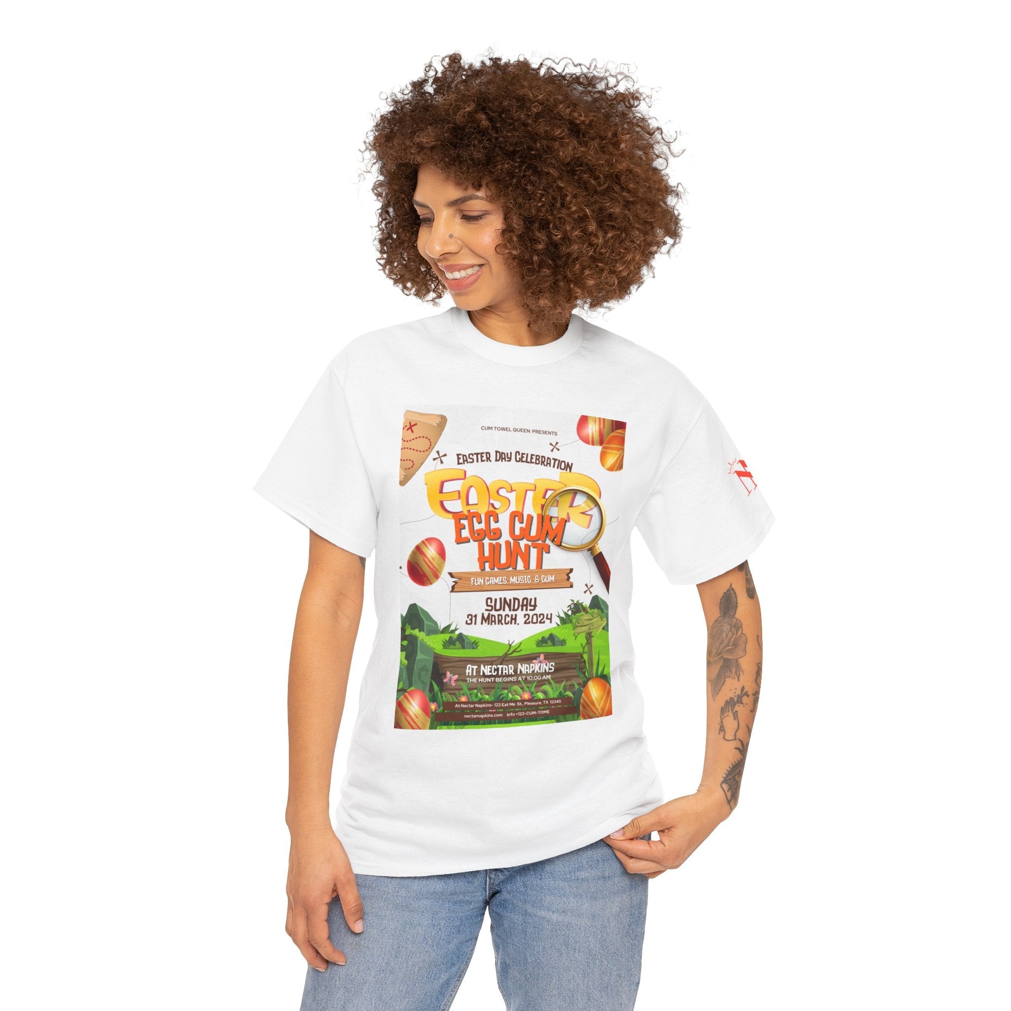 Easter Egg Cum Hunt | Mix & Match 100% Cotton Unisex Fun-Flirty Lovers’ Tees
