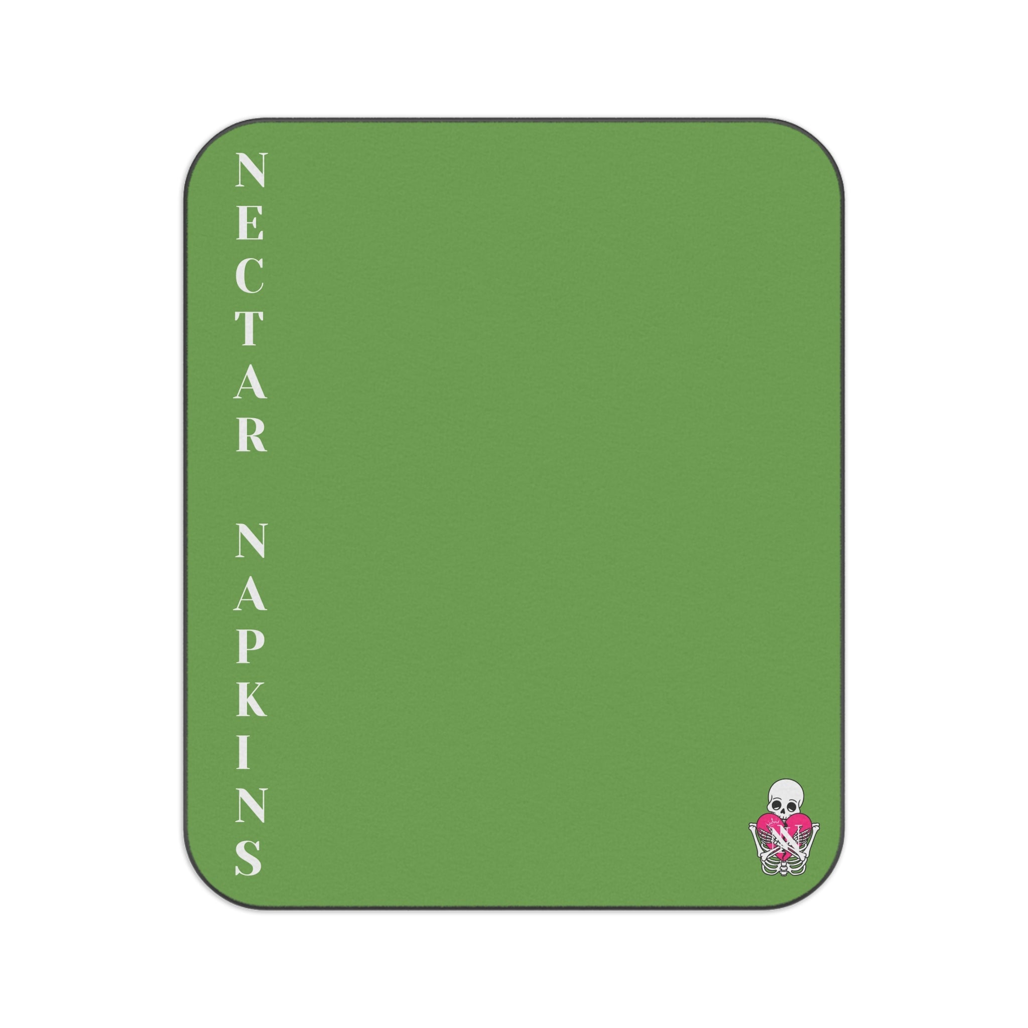 Nectar Napkins Brand Lime Green Water-Resistant Sex Blanket