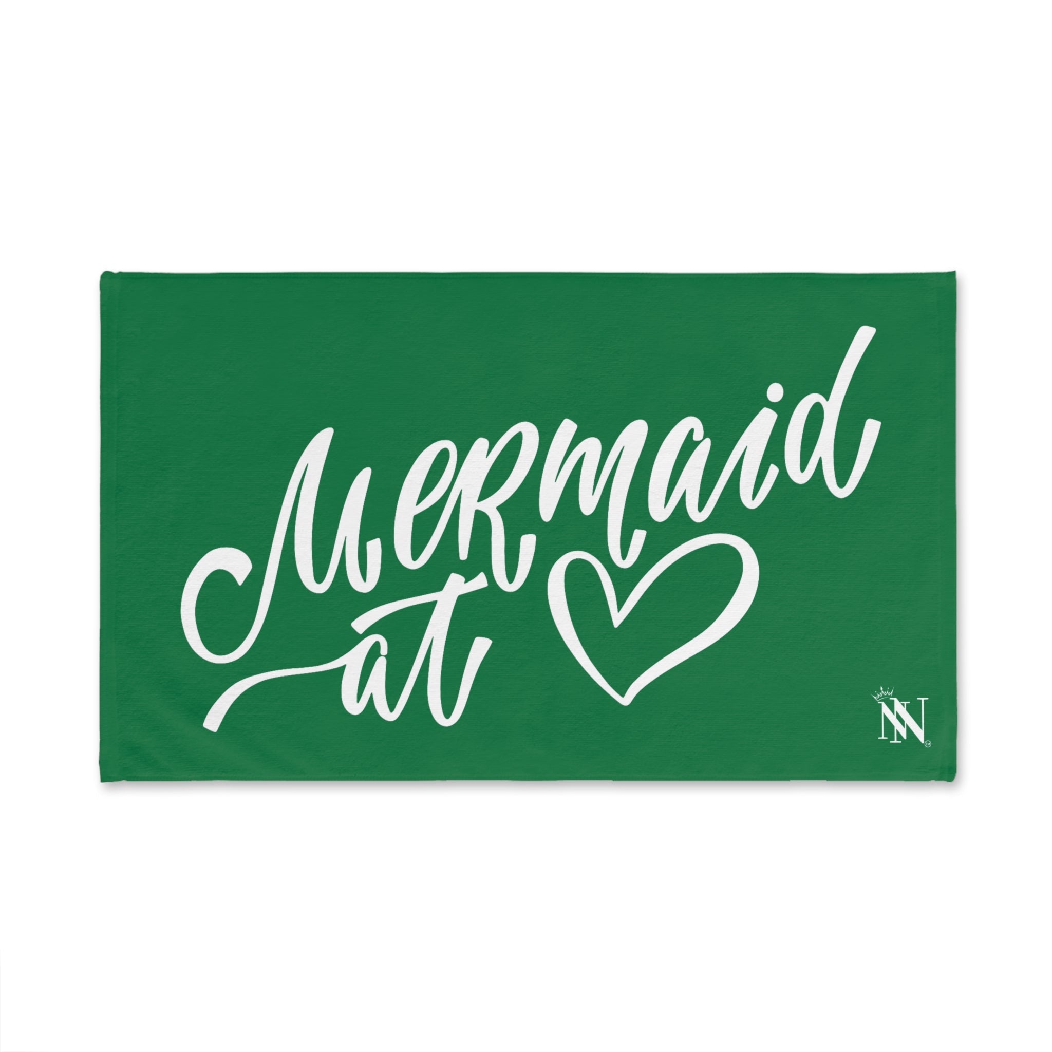 Mermaid At Heart Green Cum Towel