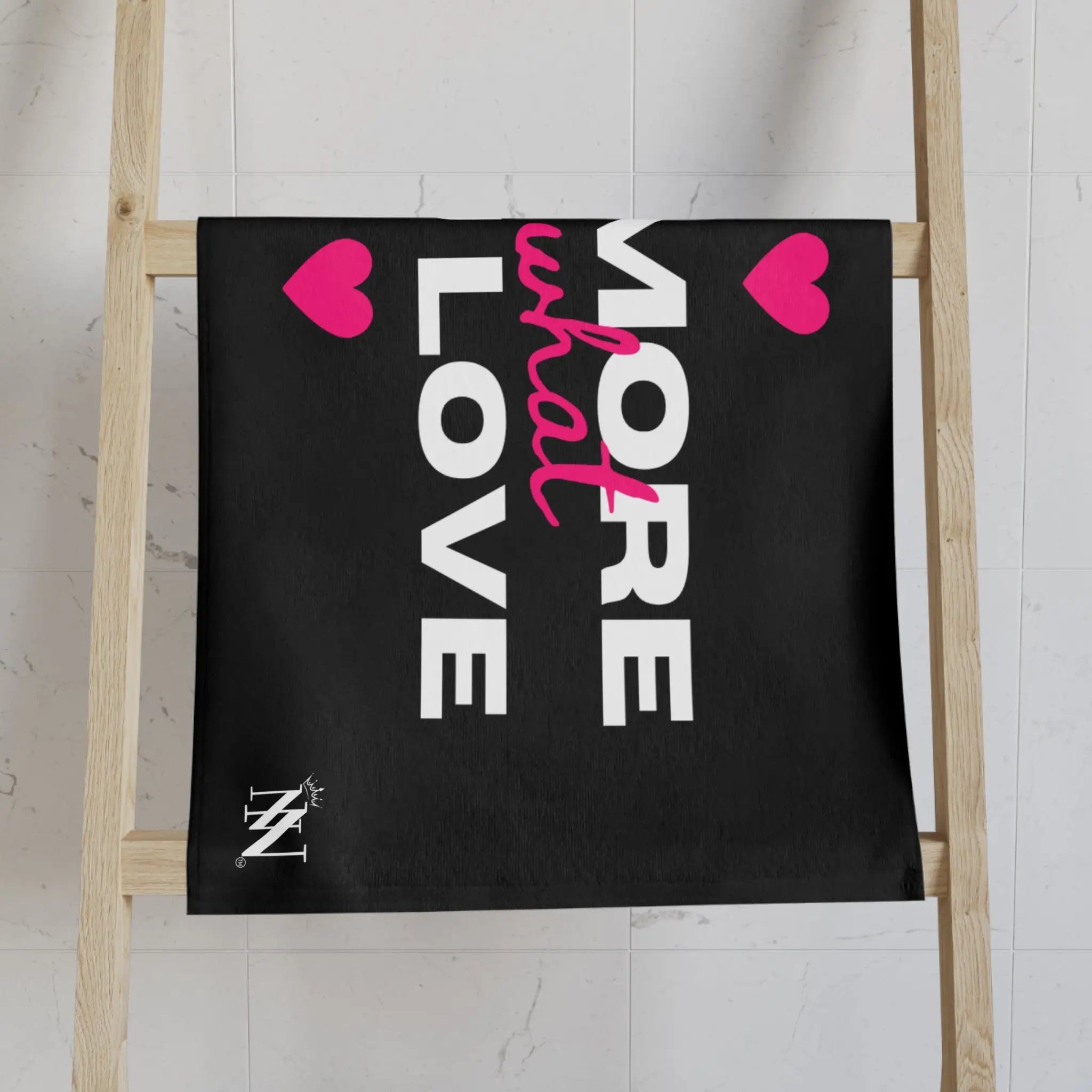 Do More of What You Love Hearts Cum Towel